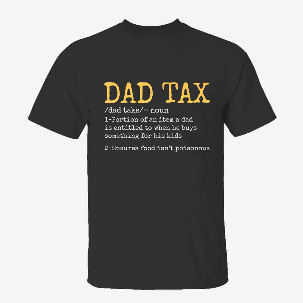 Vintage Dad Tax Definition Men Funny Father’s Day Retro T-Shirt