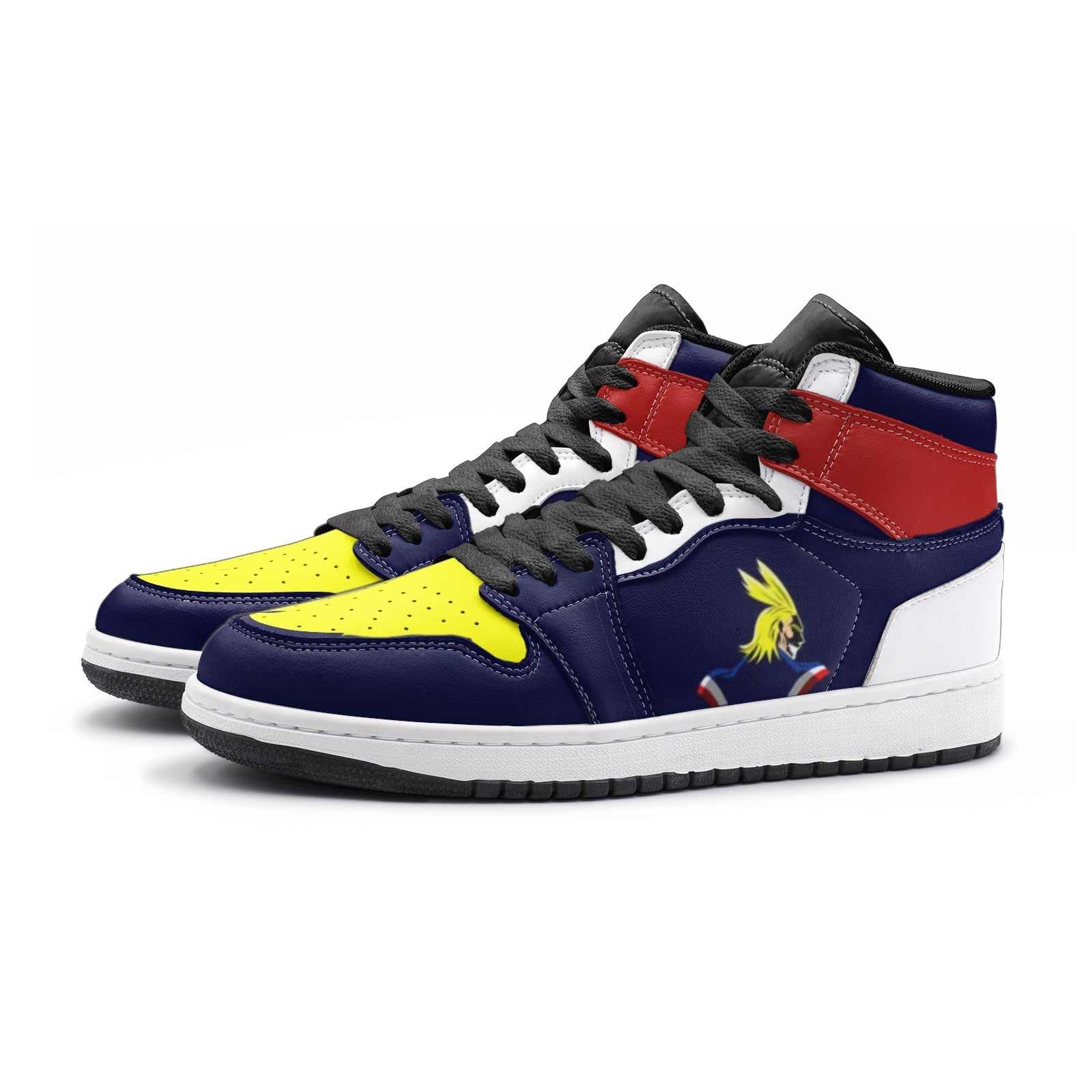 All Might My Hero Academia Mid 1 Basketball Shoes