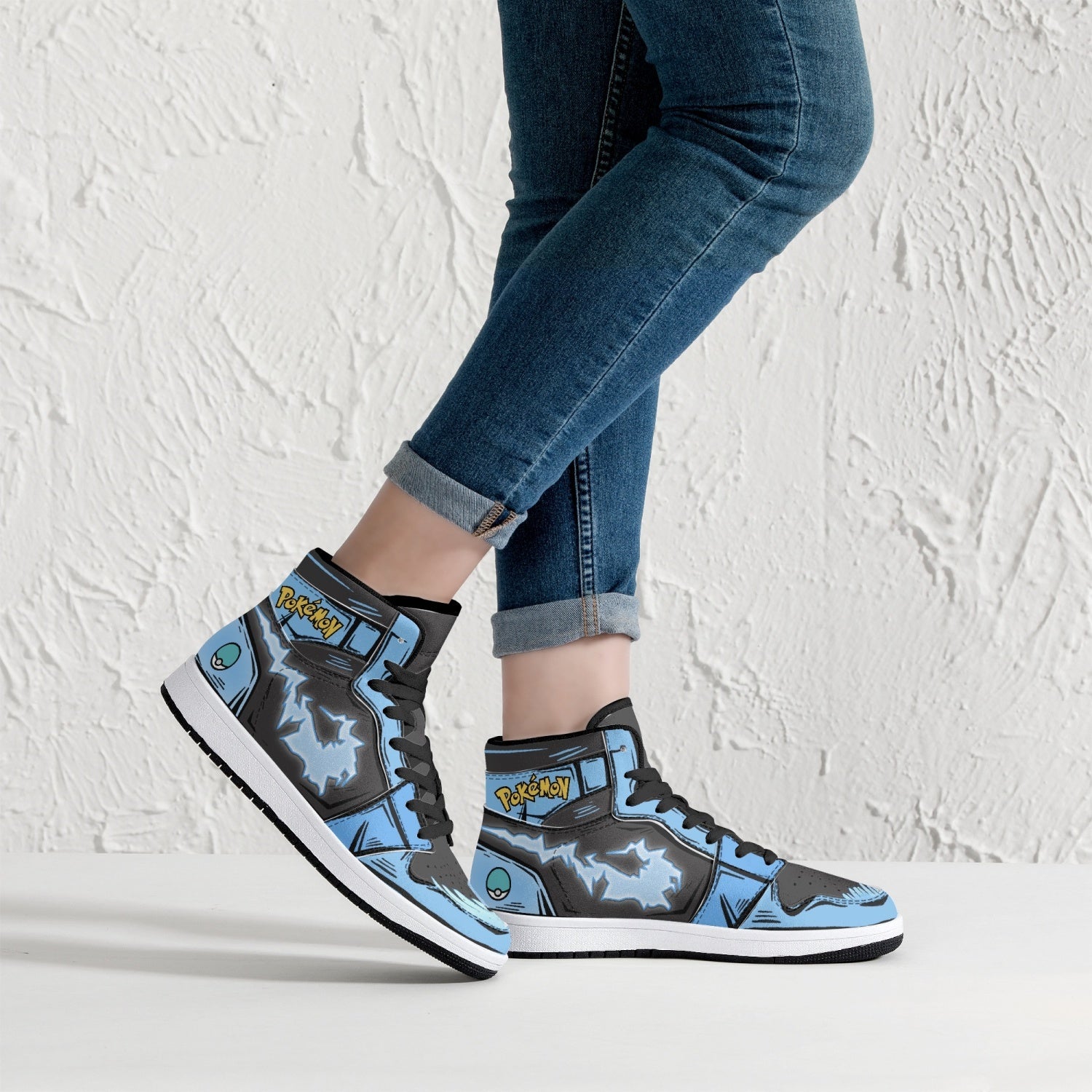Articuno Pokemon Mid 1 Basketball Shoes