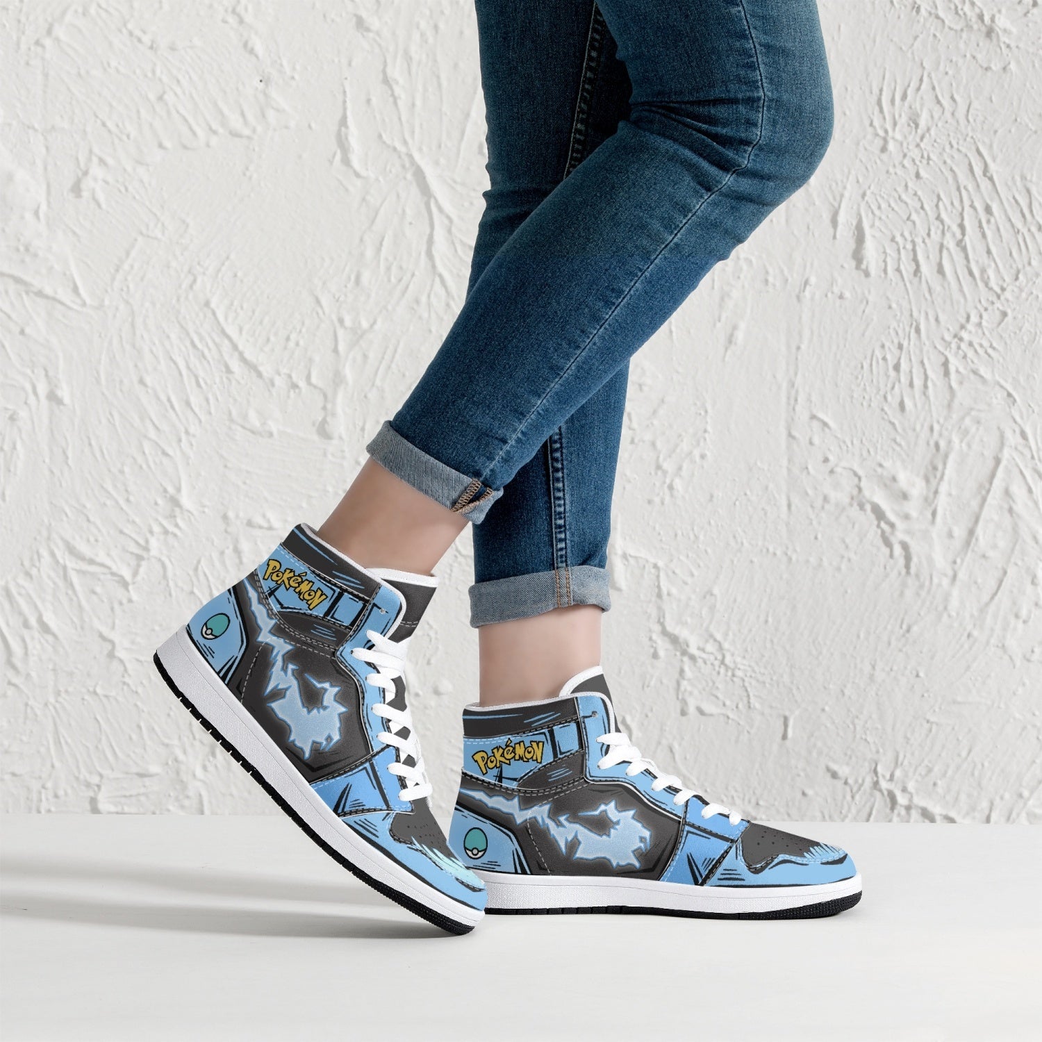 Articuno Pokemon Mid 1 Basketball Shoes