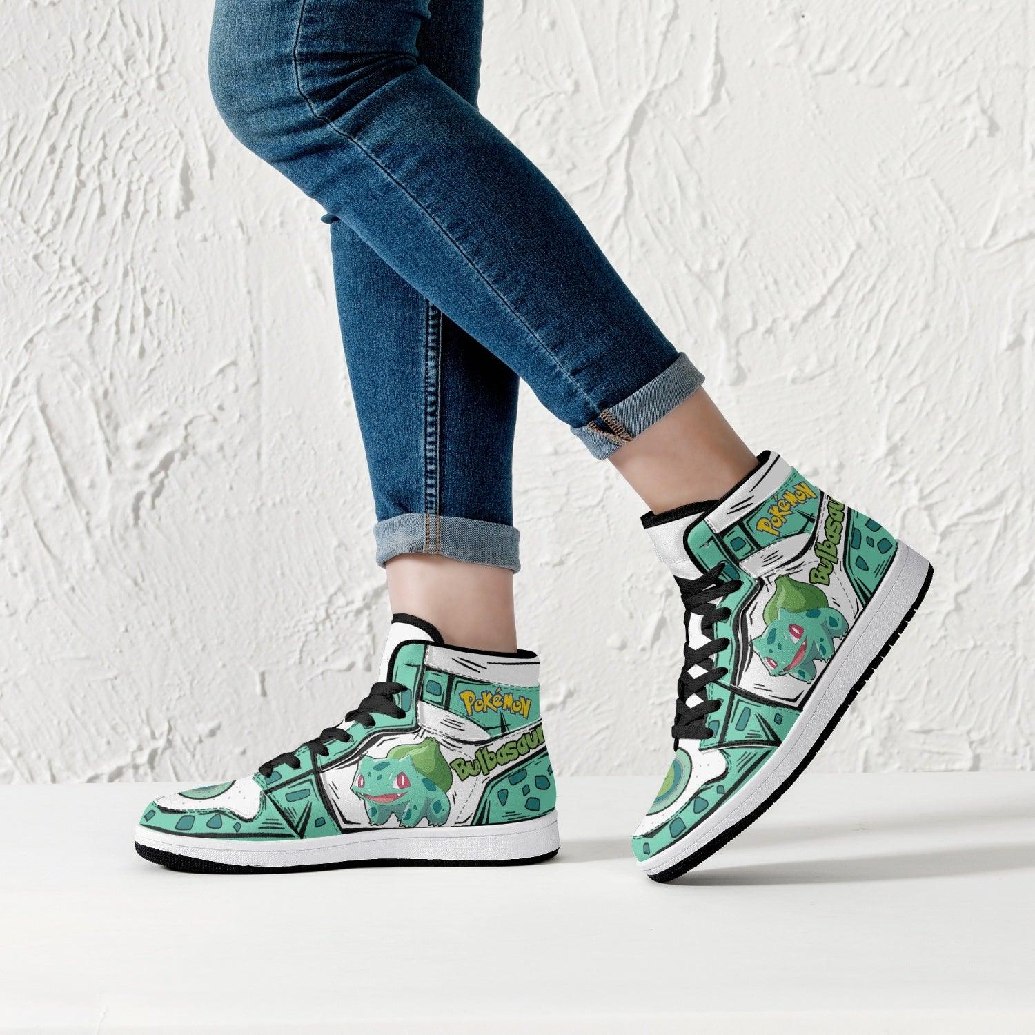 Bulbasaur Pokemon 2  Mid 1 Basketball Shoes