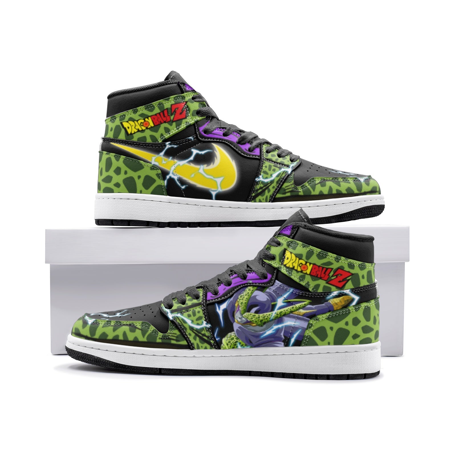 Cell Dragon Ball Z Mid 1 Basketball Shoes