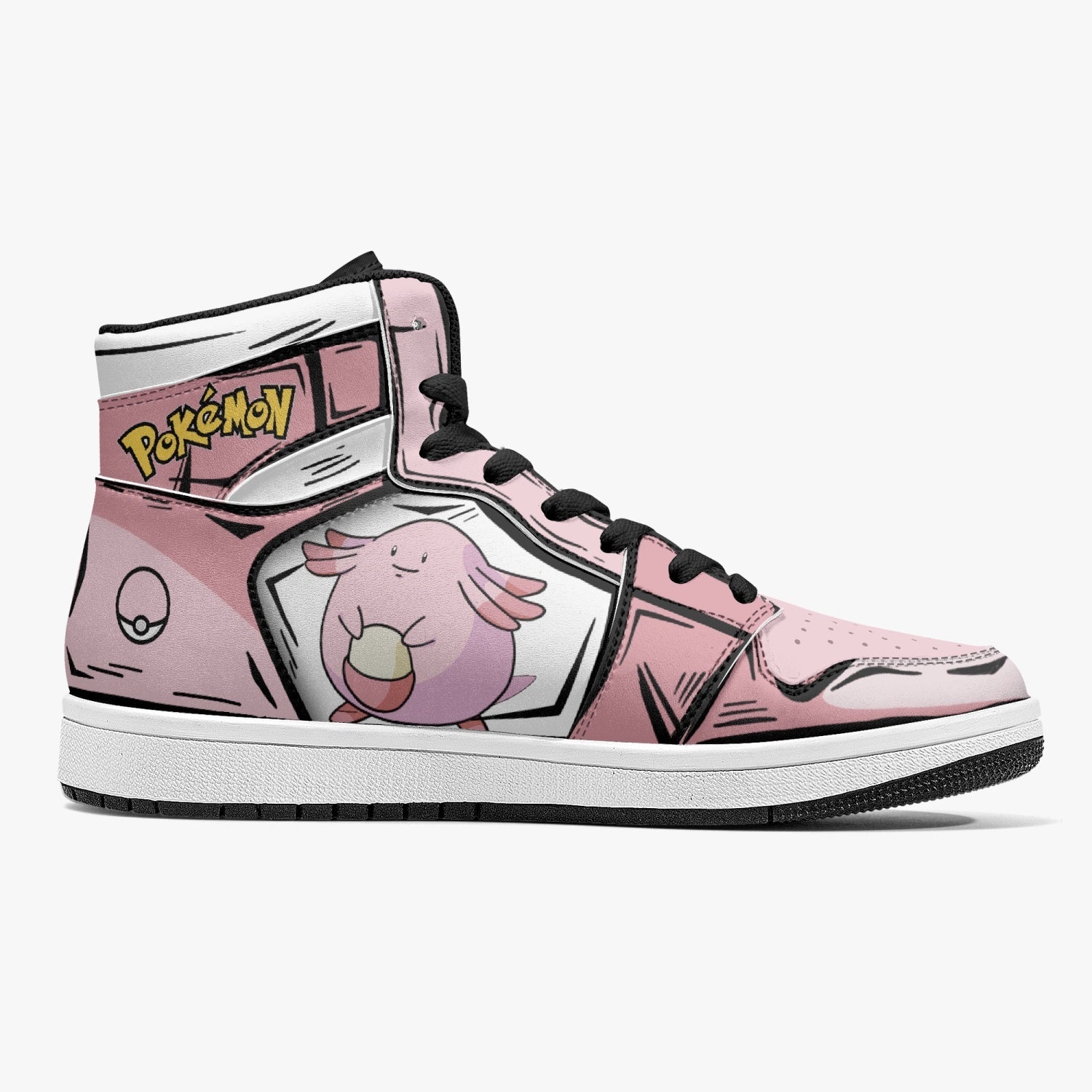 Chansey Pokemon Mid 1 Basketball Shoes