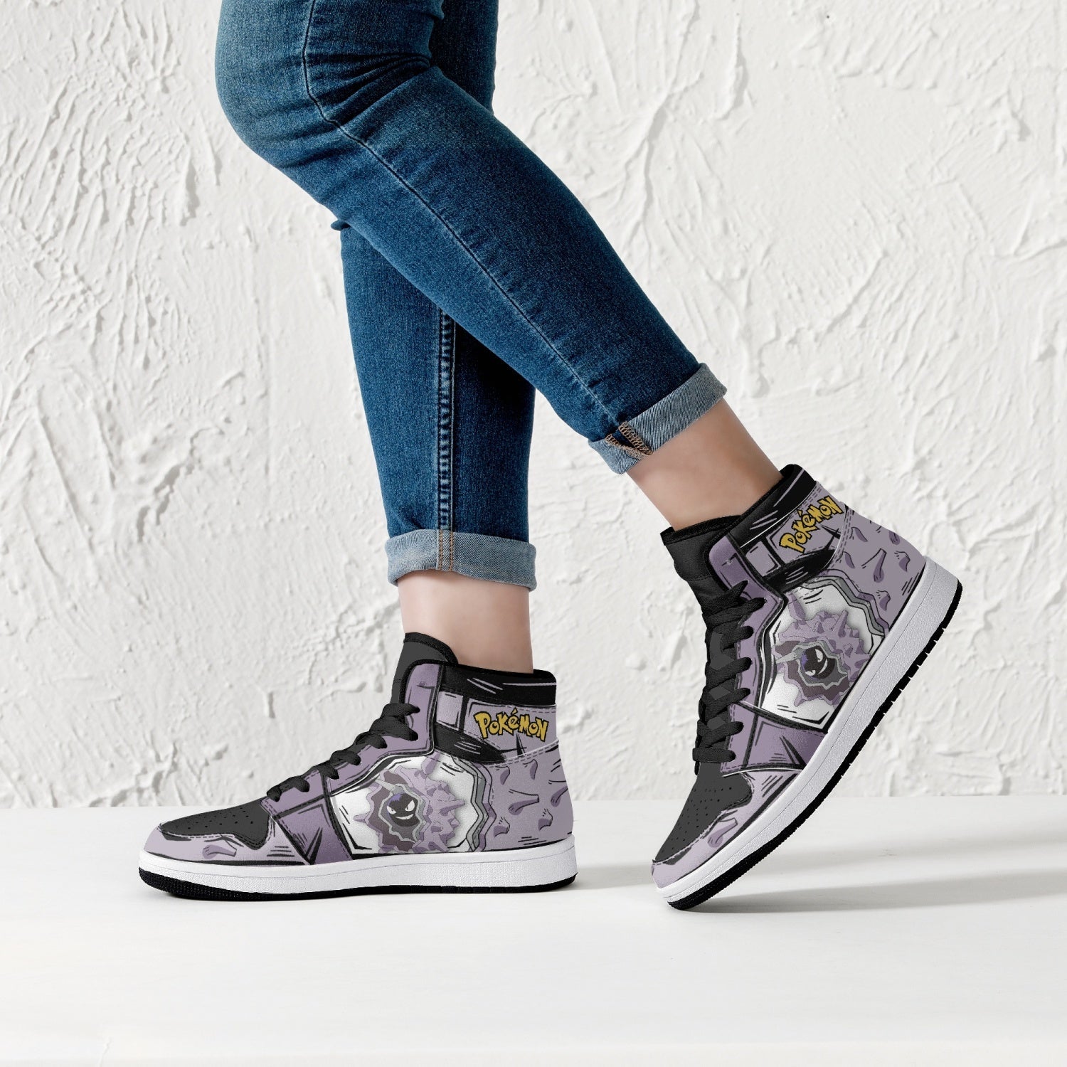 Cloyster Pokemon Mid 1 Basketball Shoes