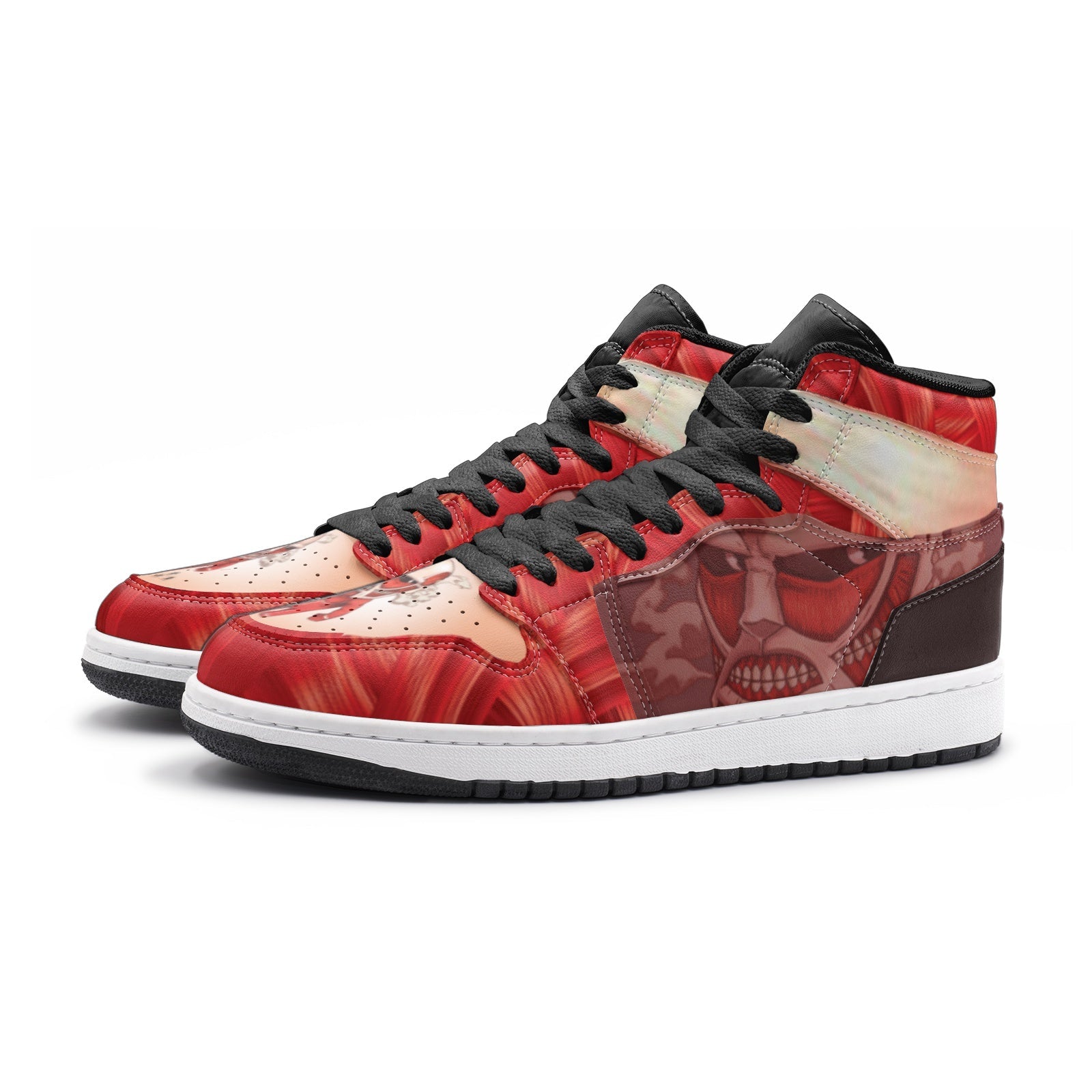 Colossal Titan Shingeki no Kyojin Mid 1 Basketball Shoes