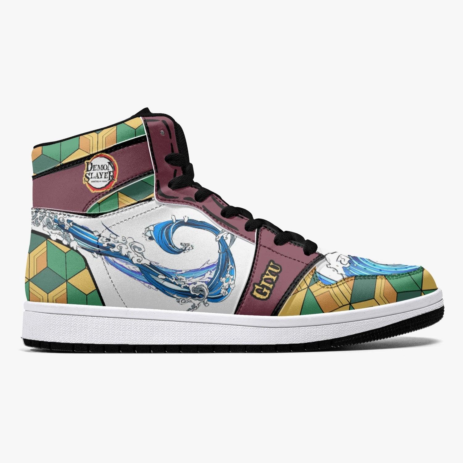 Giyu Tomioka Demon Slayer Mid 1 Basketball Shoes