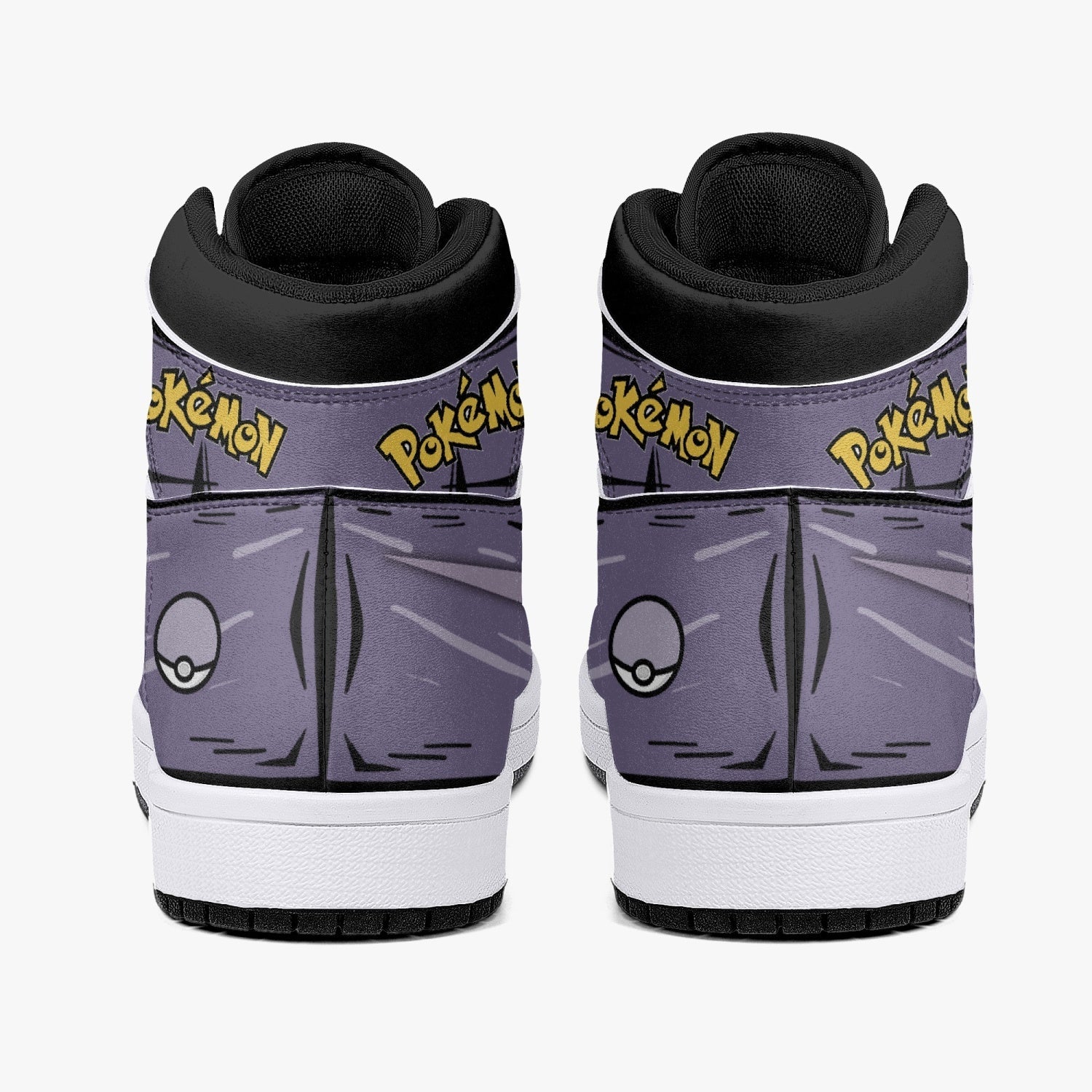 Haunter Pokemon Mid 1 Basketball Shoes