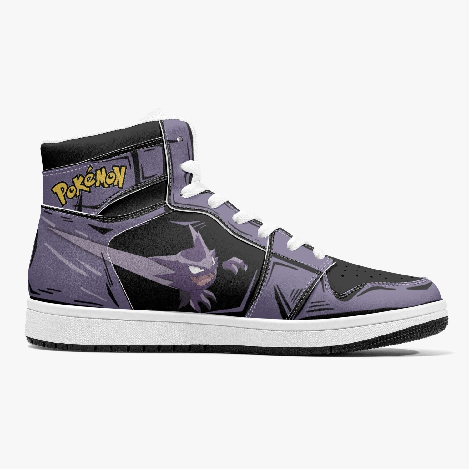 Haunter Pokemon Mid 1 Basketball Shoes