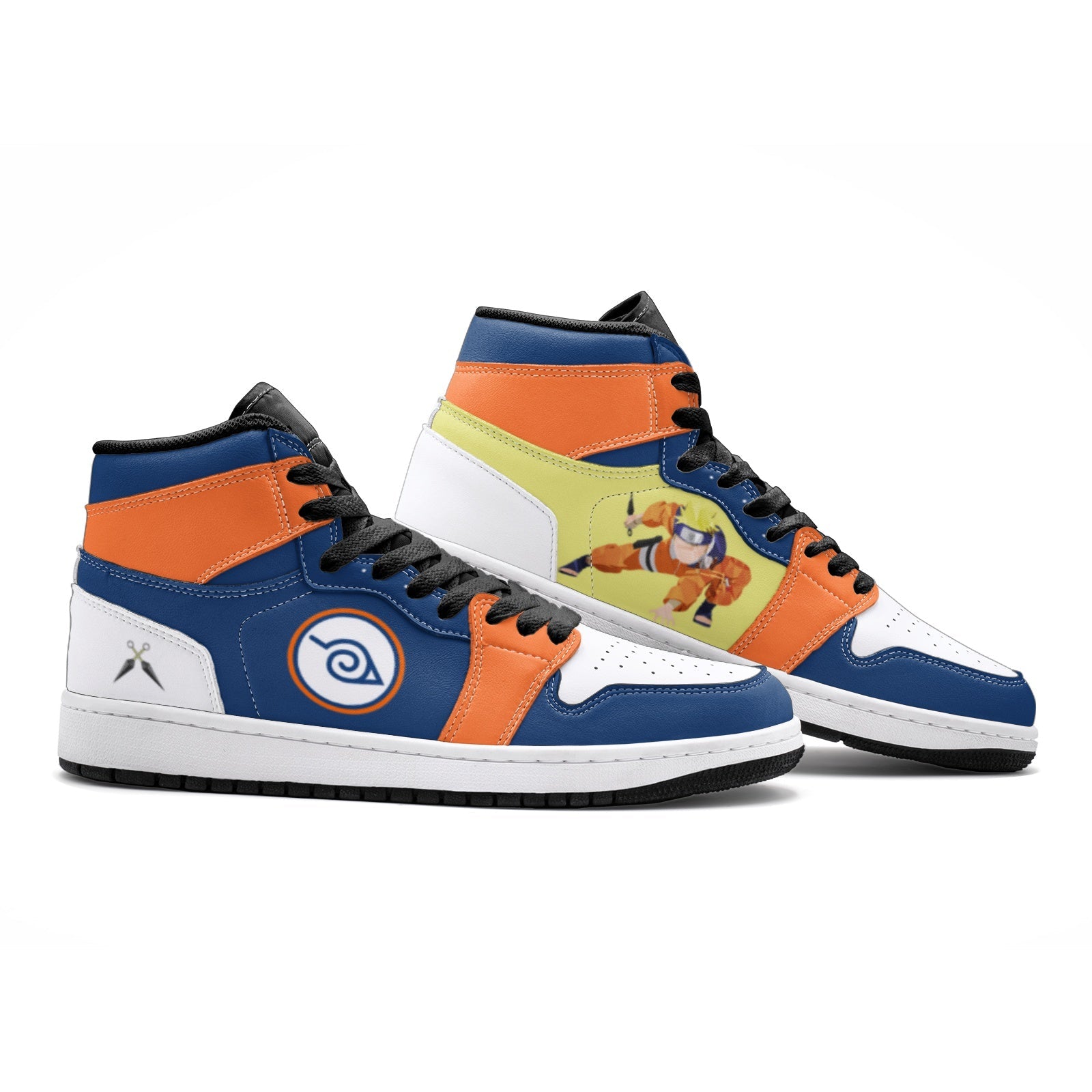 Hidden Leaf Naruto Mid 1 Basketball Shoes