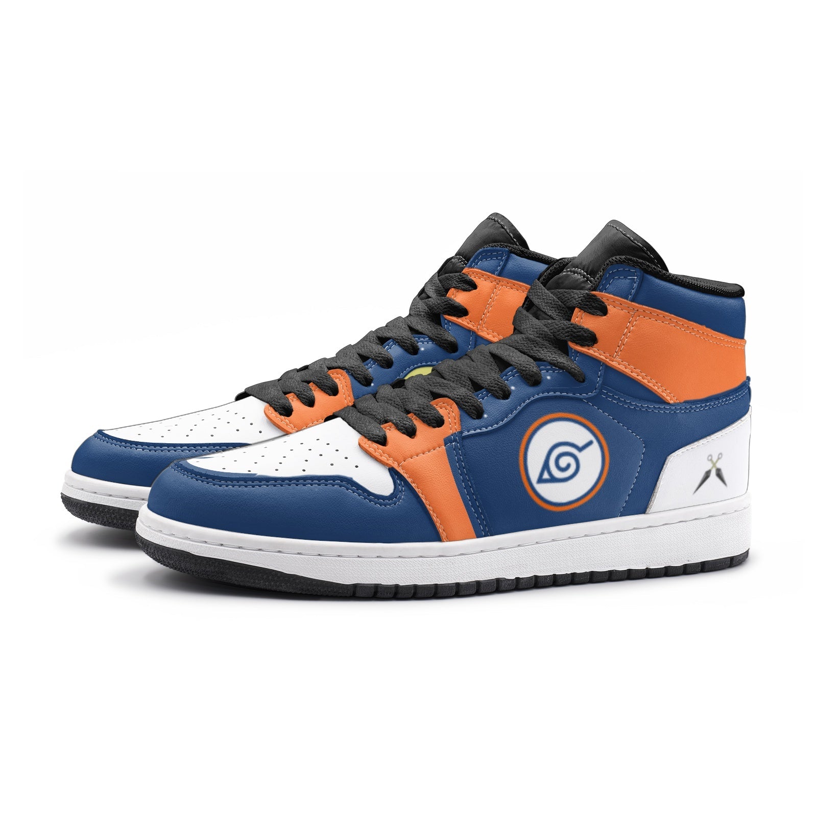 Hidden Leaf Naruto Mid 1 Basketball Shoes
