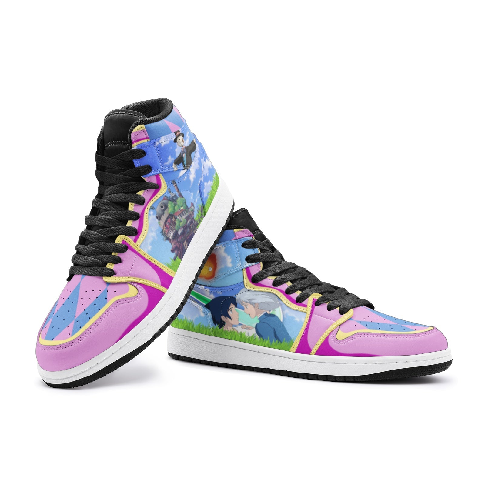 Howl and Sophie Howl's Moving Castle Mid 1 Basketball Shoes