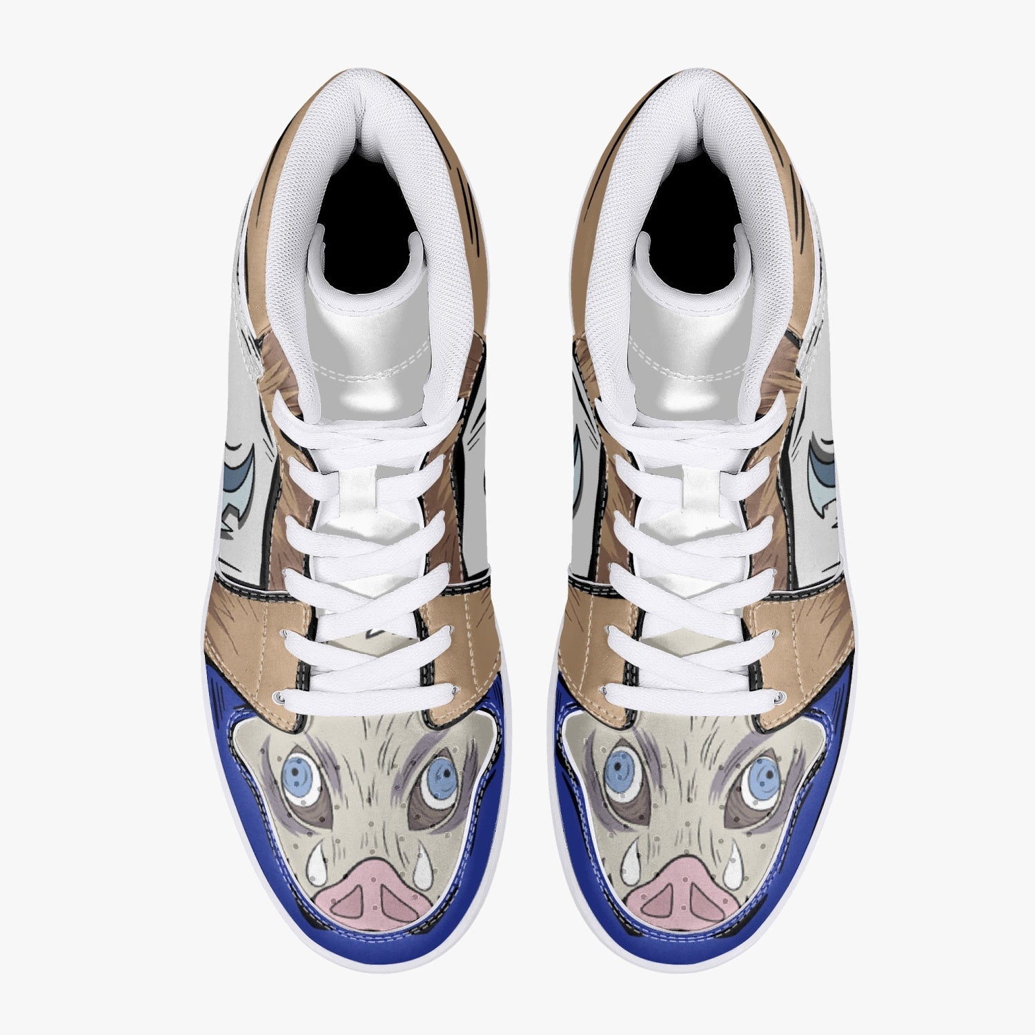 Inosuke Hashibira Demon Slayer Mid 1 Basketball Shoes