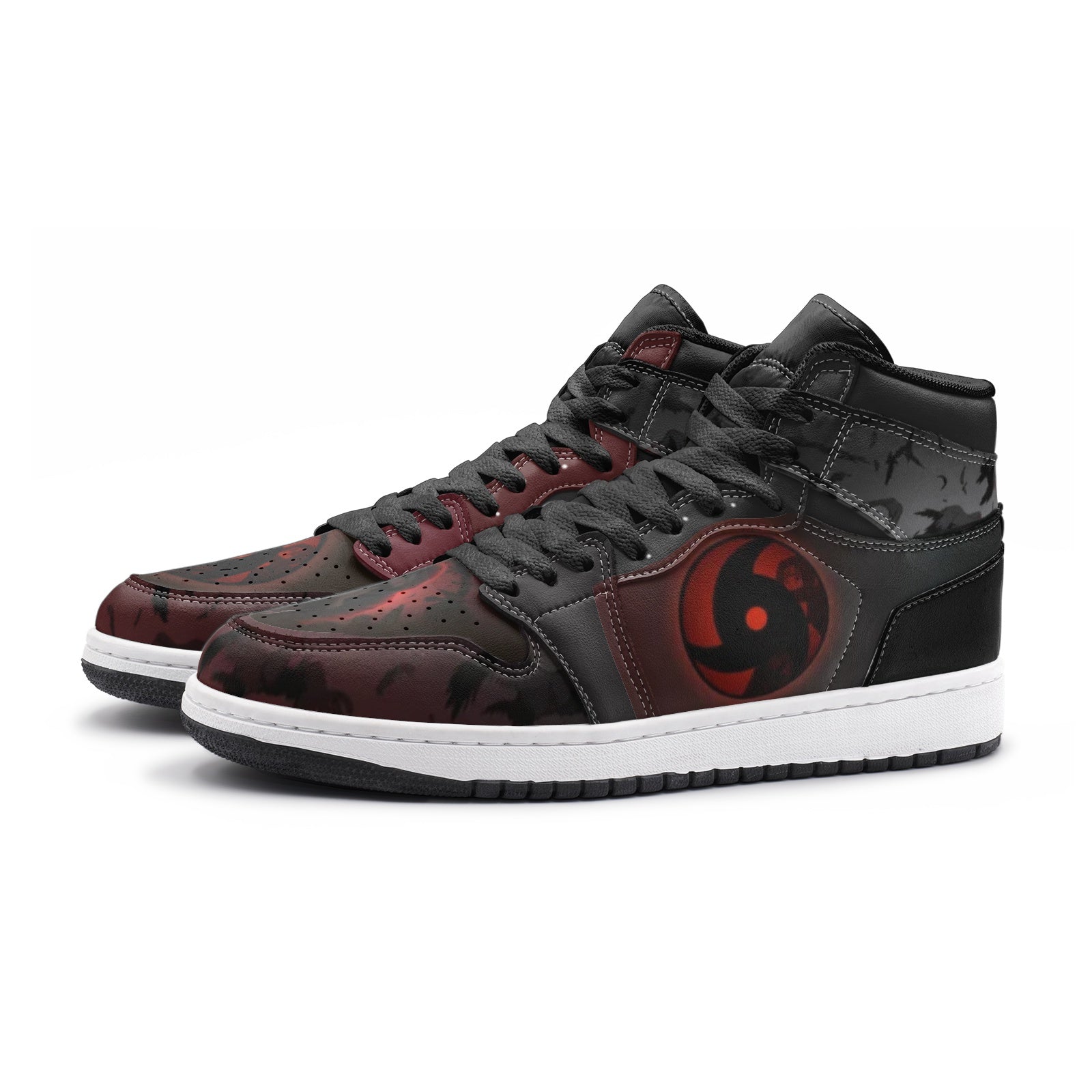 Itachi Uchicha Naruto Mid 1 Basketball Shoes