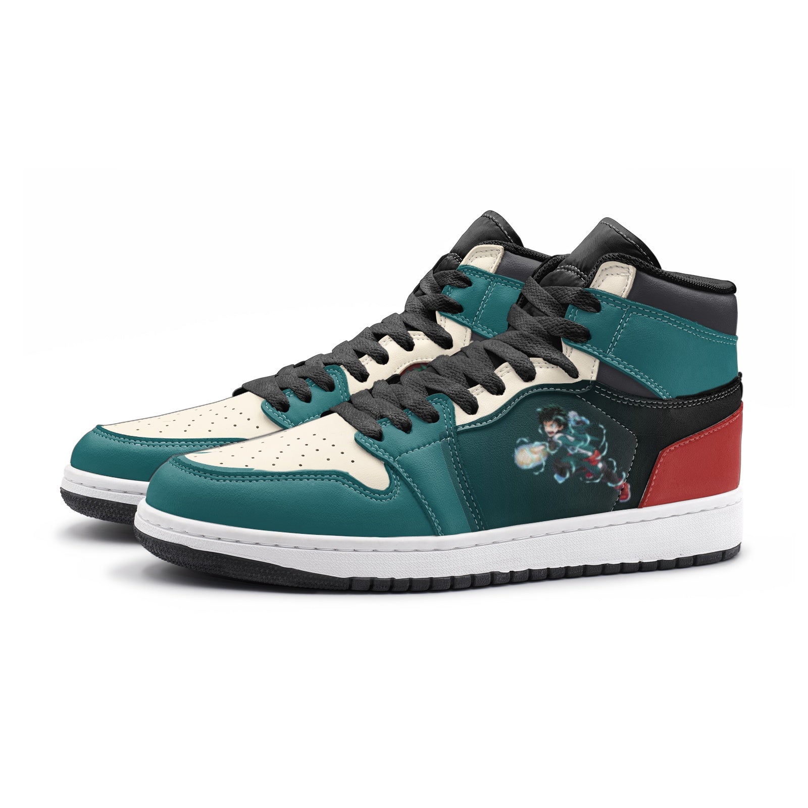 Izuku Midoriya My Hero Mid 1 Basketball Shoes
