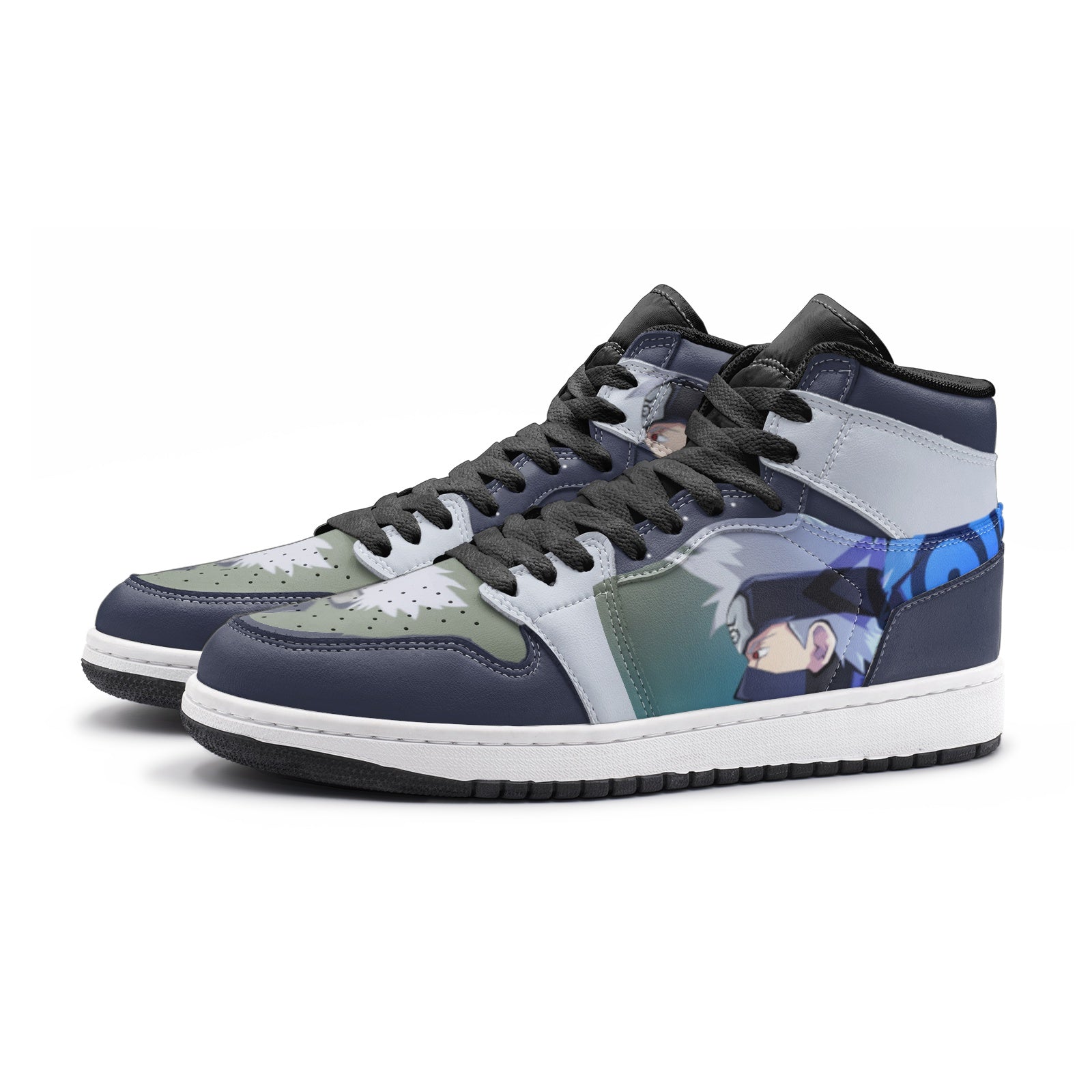 Kakashi Hatake Naruto V2 Mid 1 Basketball Shoes