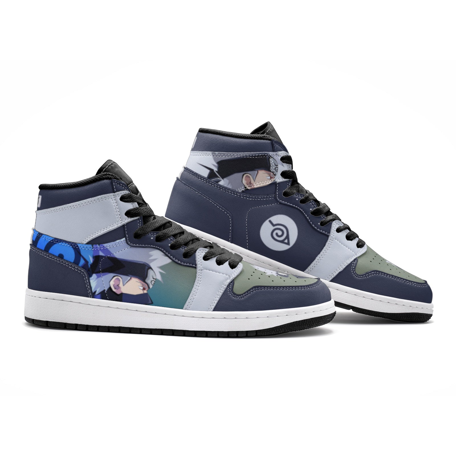 Kakashi Hatake Ninja V2 Mid 1 Basketball Shoes