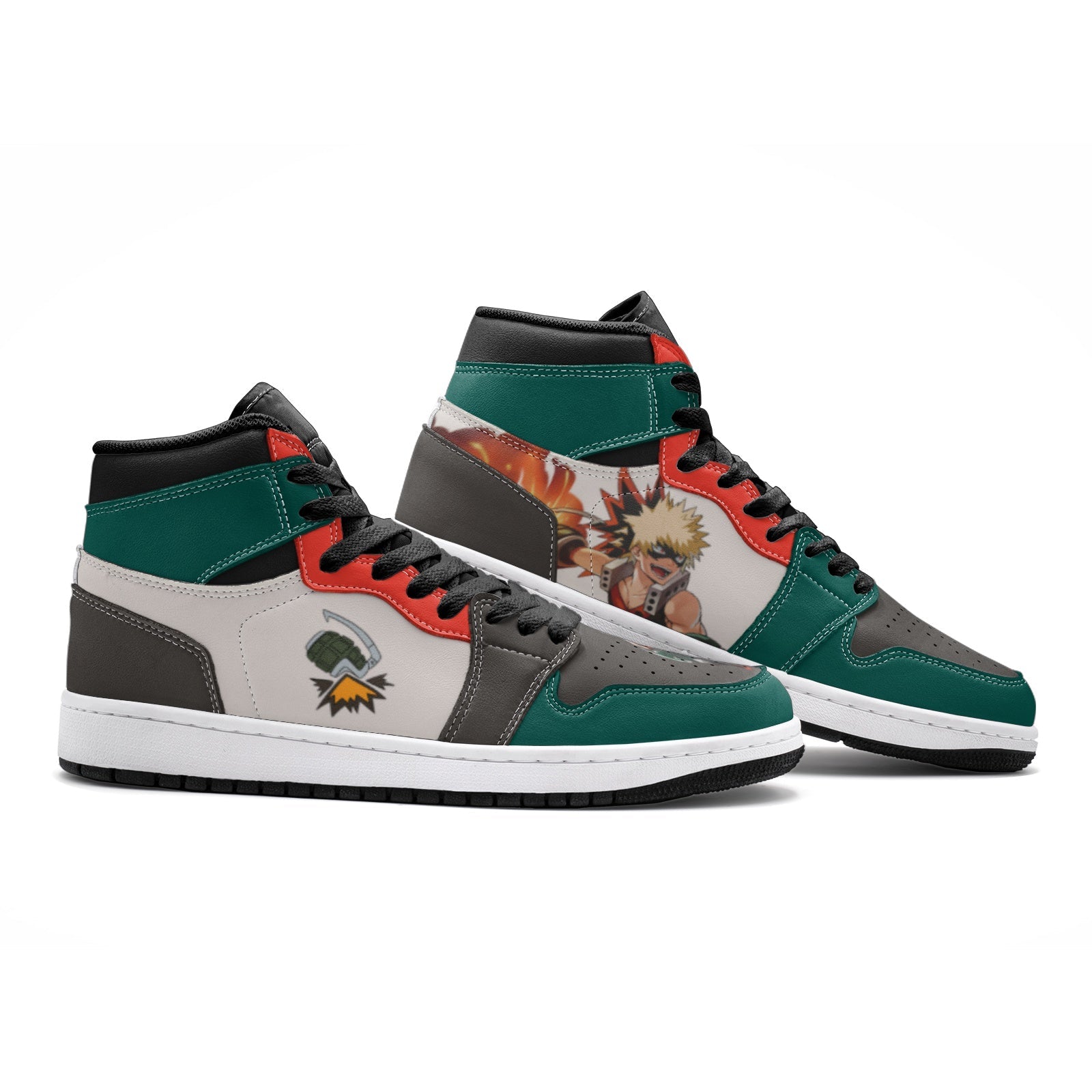 Katsuki Bakugo My Hero Academia V2 Mid 1 Basketball Shoes