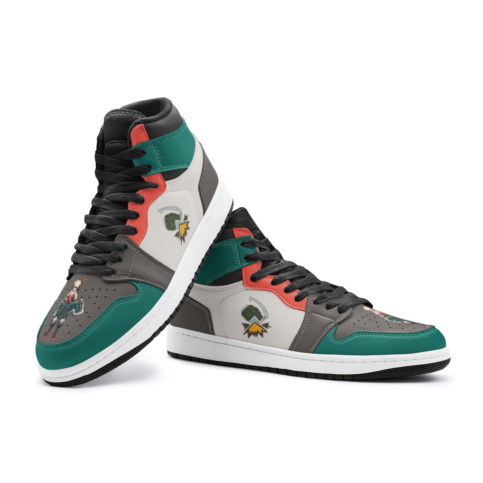 Katsuki Bakugo My Hero Academia V2 Mid 1 Basketball Shoes