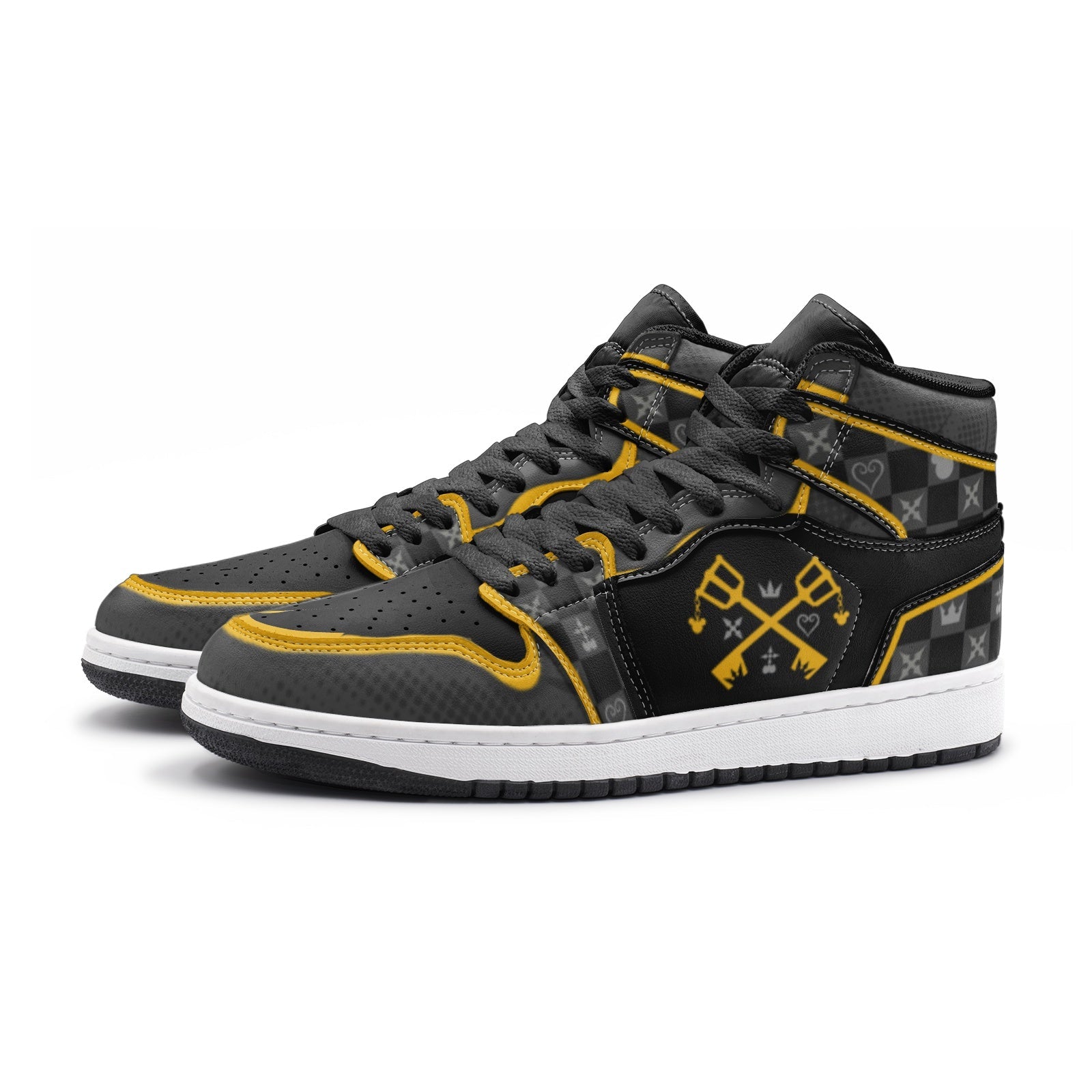 Kingdom Hearts V2 Mid 1 Basketball Shoes