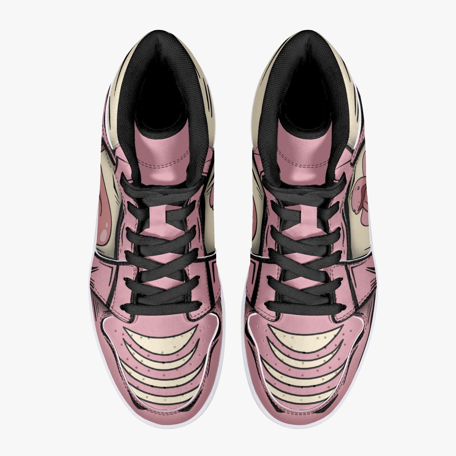 Lickitung Pokemon Mid 1 Basketball Shoes