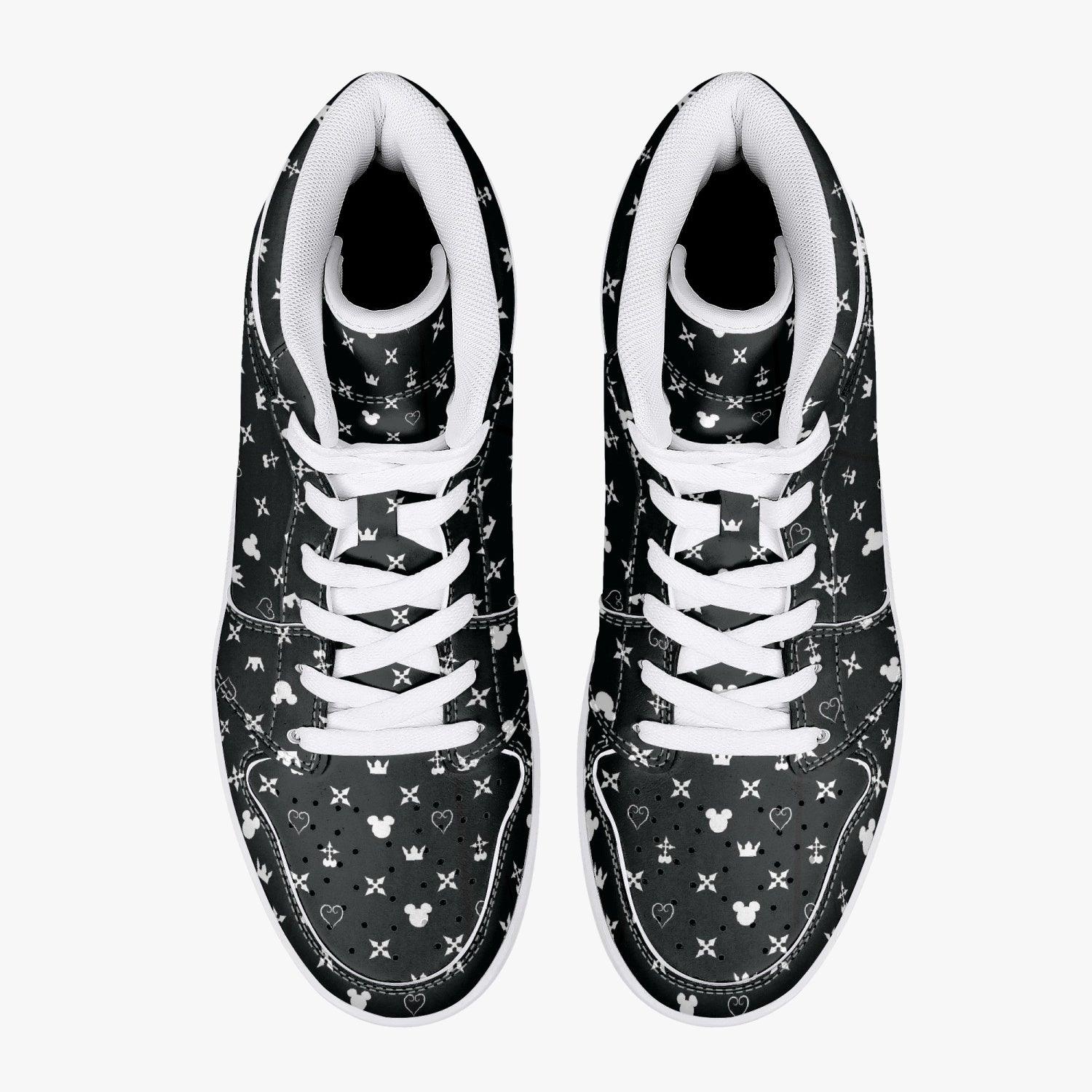Magical Pattern Kingdom Hearts Mid 1 Basketball Shoes 1