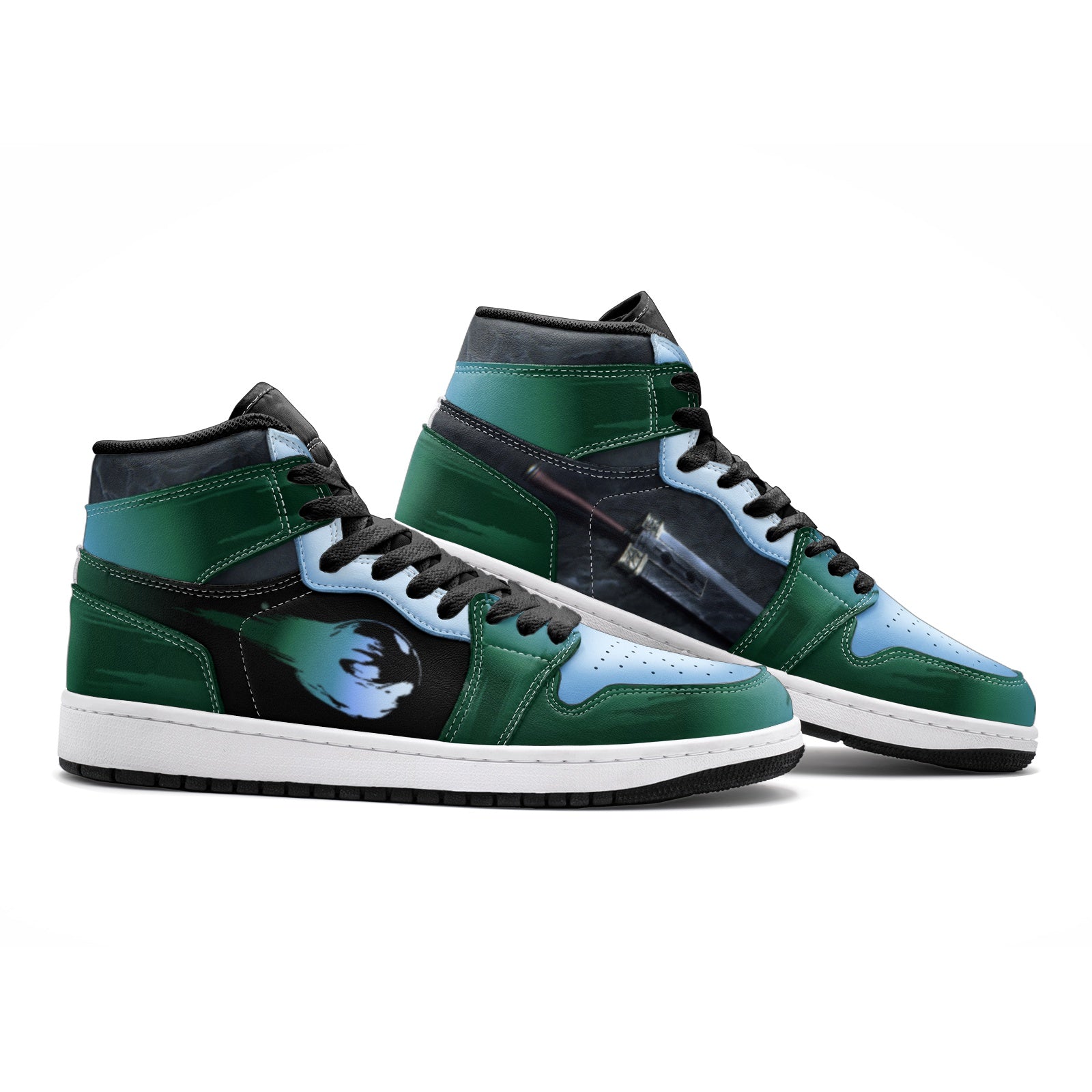 Meteor Symbol Final Fantasy Mid 1 Basketball Shoes