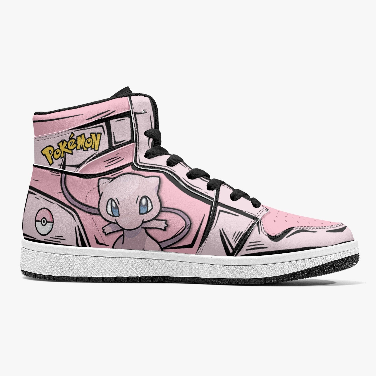 Mew Pokemon Mid 1 Basketball Shoes