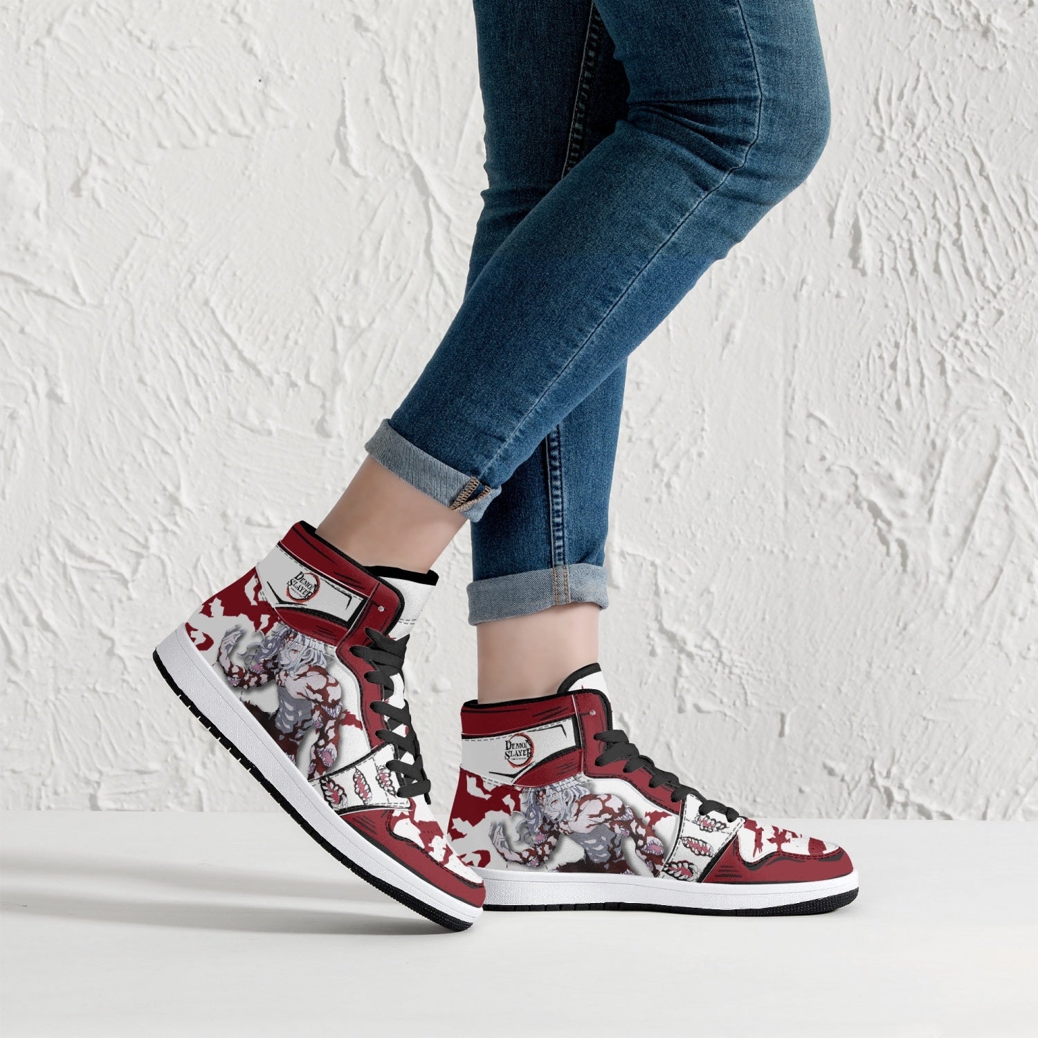 Muzan Kibutsuji Demon Slayer Mid 1 Basketball Shoes