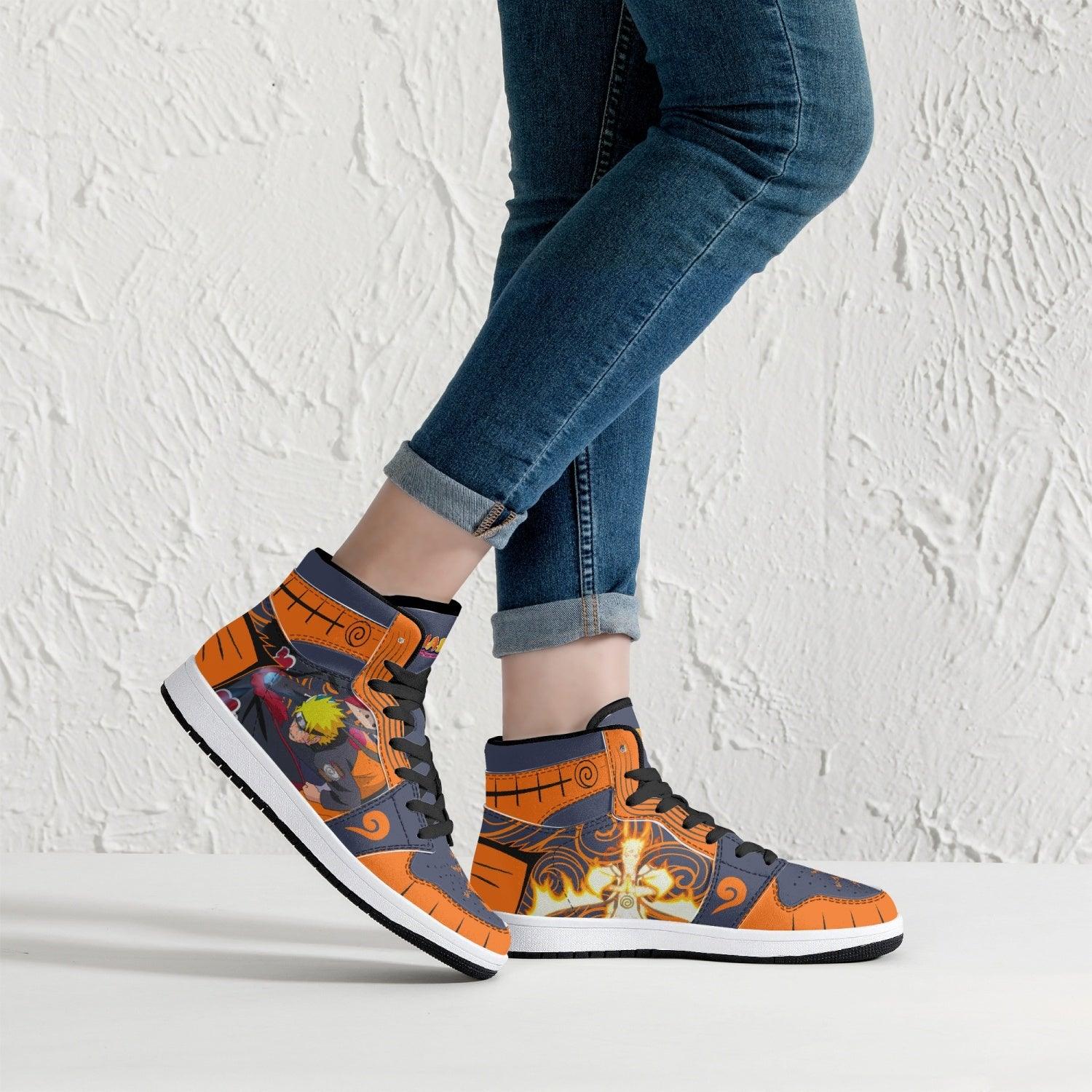 Naruto Uzumaki Naruto Mid 1 Basketball Shoes