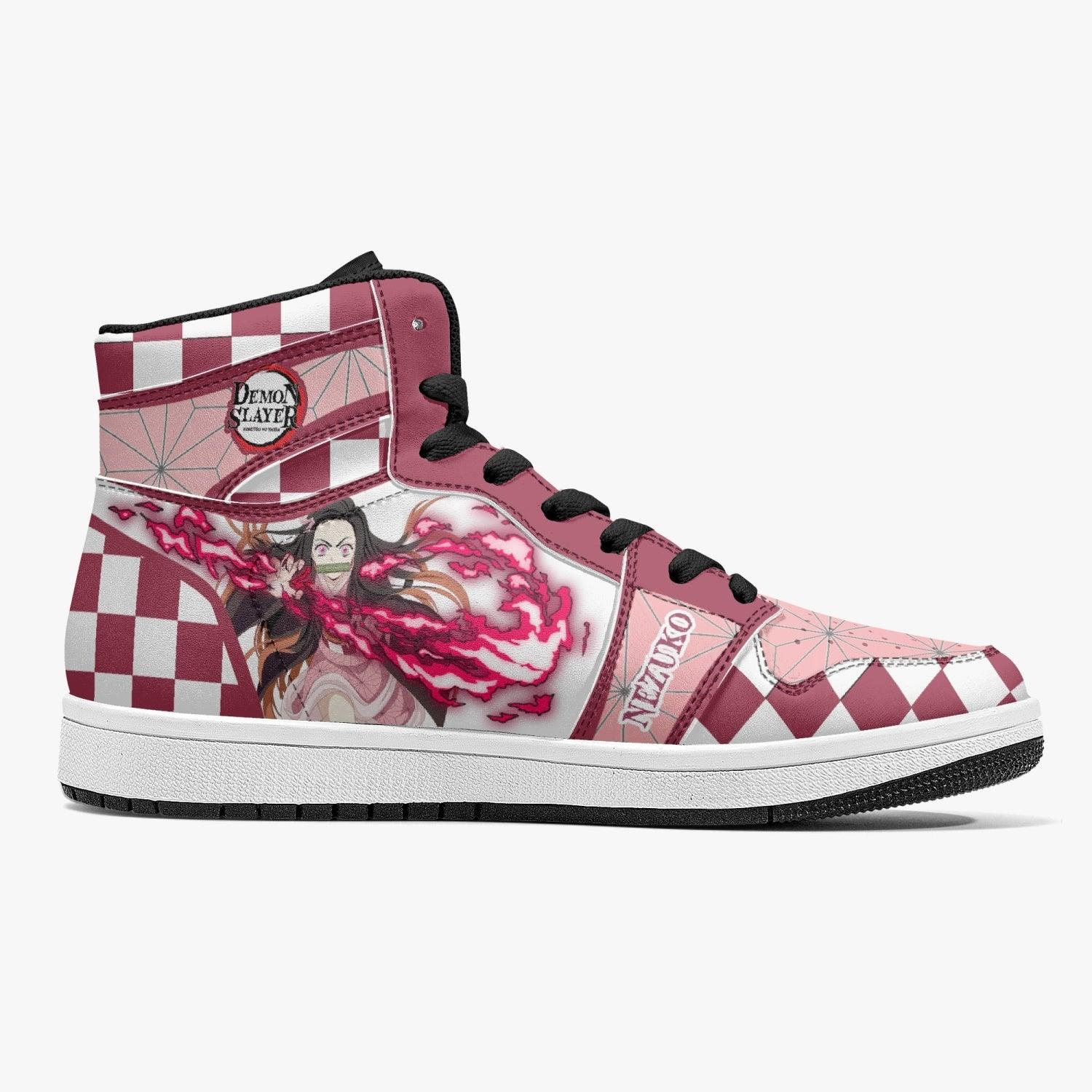 Nezuko Kamado Demon Slayer Mid 1 Basketball Shoes