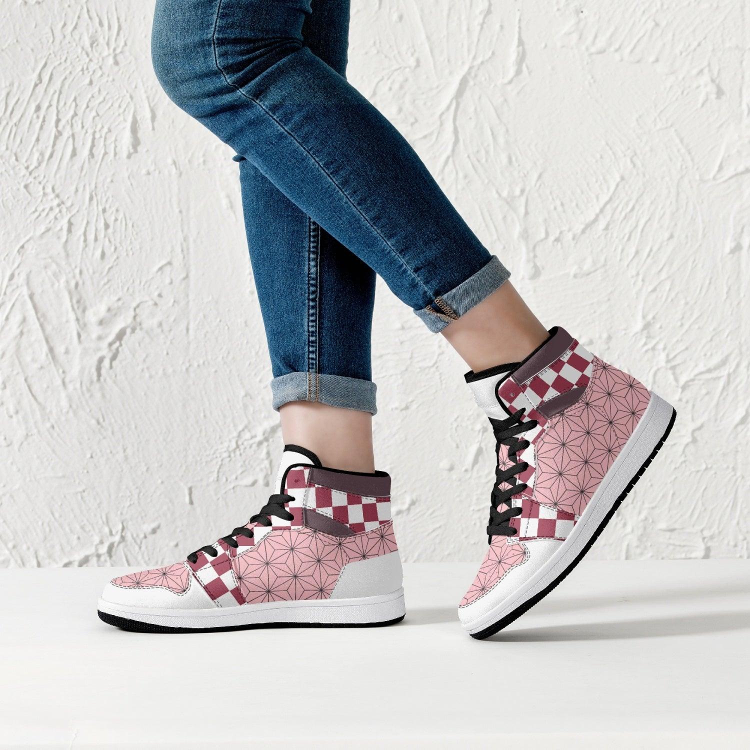 Nezuko Kamado Demon Slayer V2 Mid 1 Basketball Shoes