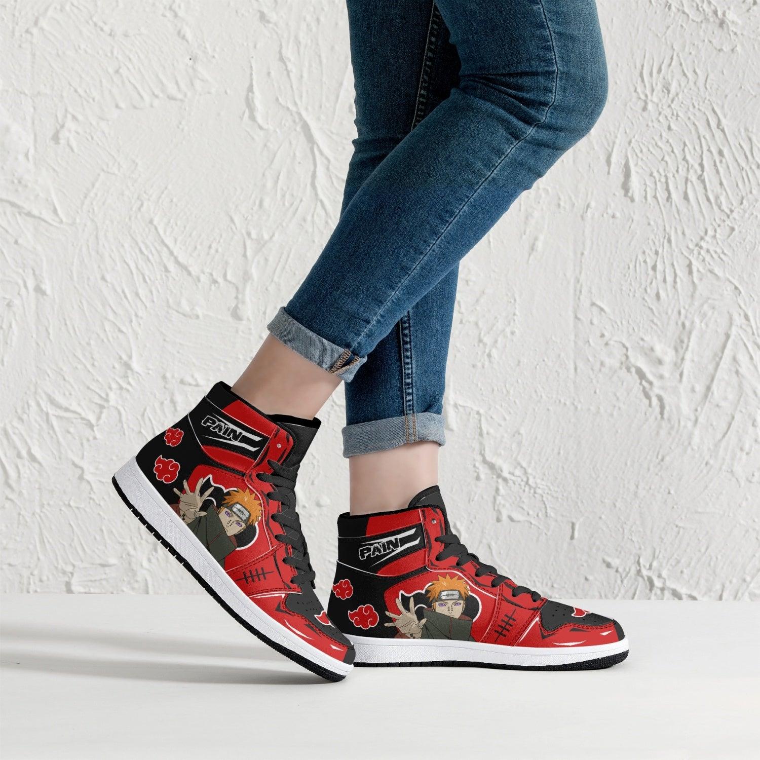 Pain Nagato Akatsuki Naruto Mid 1 Basketball Shoes