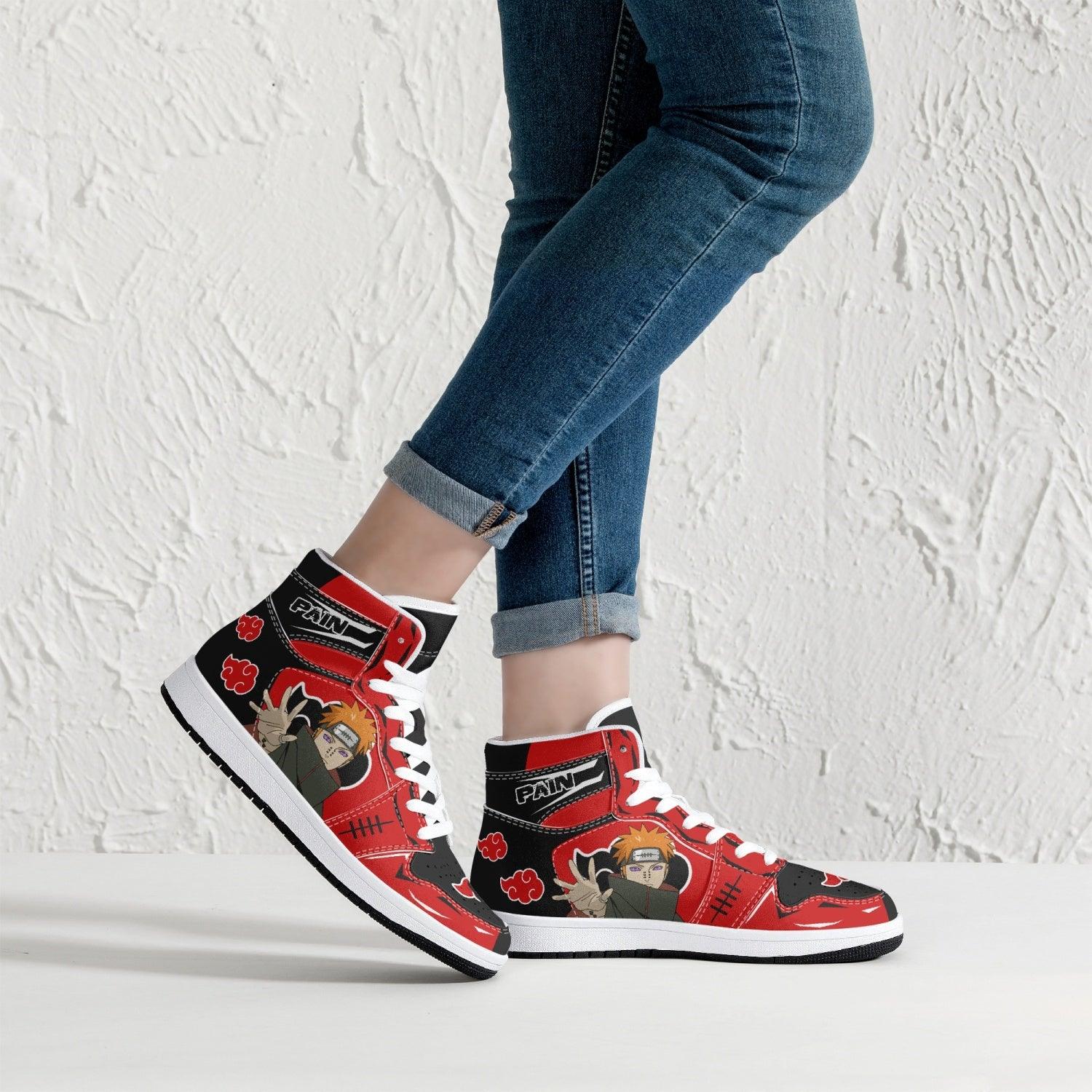 Pain Nagato Akatsuki Naruto Mid 1 Basketball Shoes