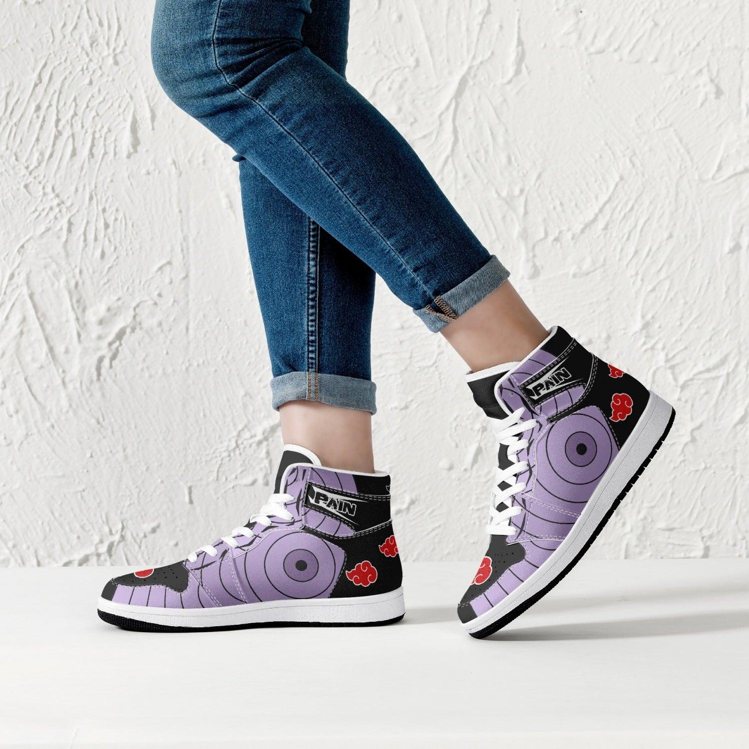 Pain Nagato Akatsuki Naruto Mid 1 Basketball Shoes