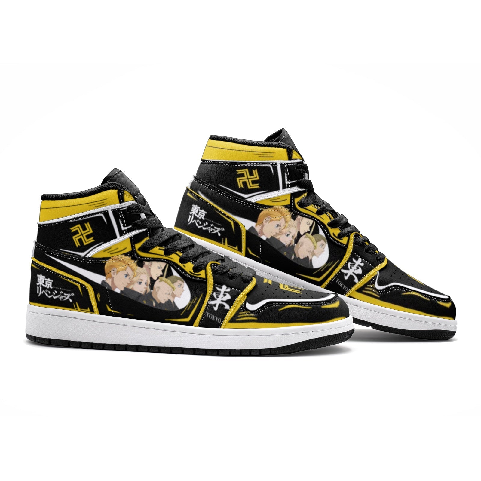 The Tokyo Manji Gang Tokyo Revengers Mid 1 Basketball Shoes