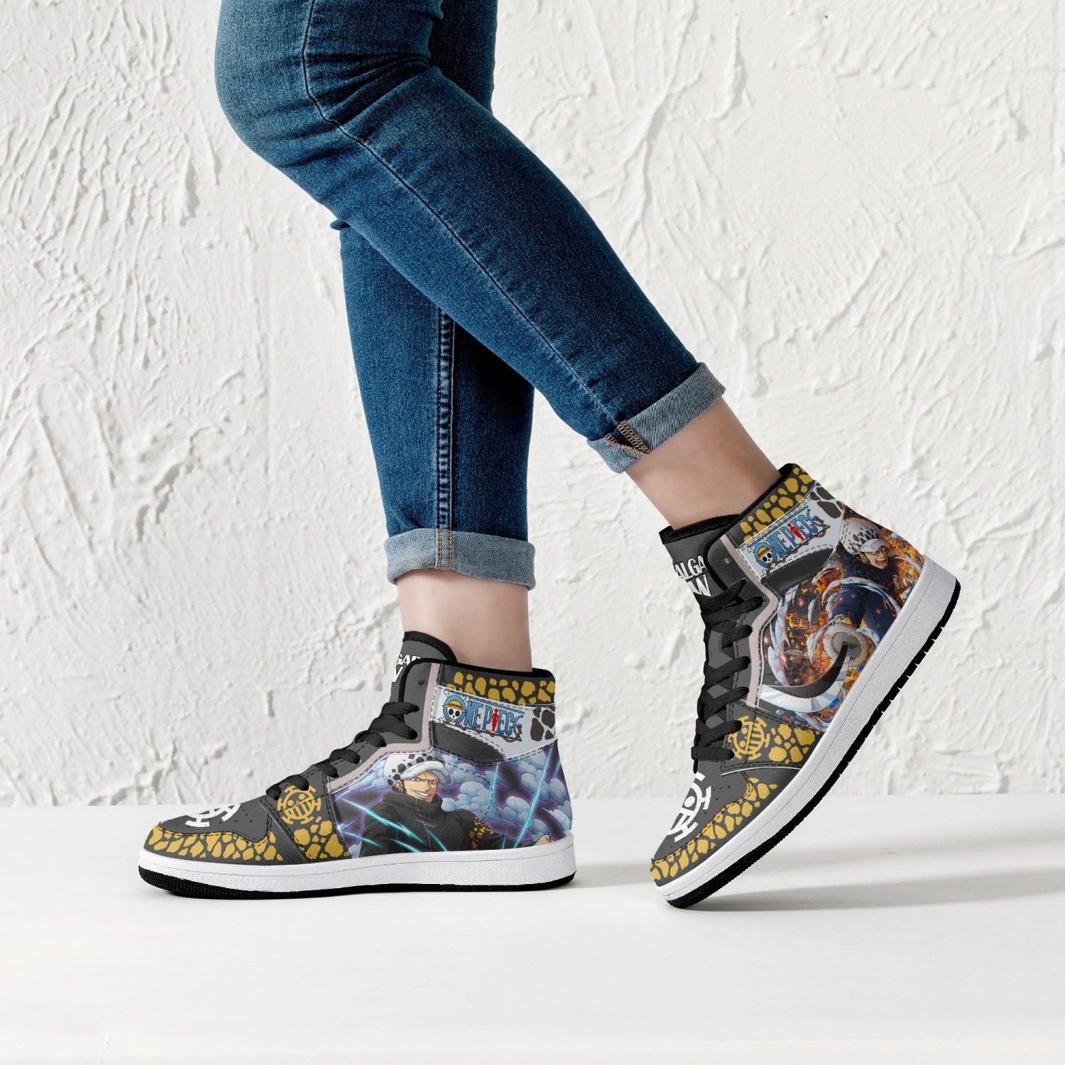 Trafalgar D. Law Timeskip One Piece Mid 1 Basketball Shoes