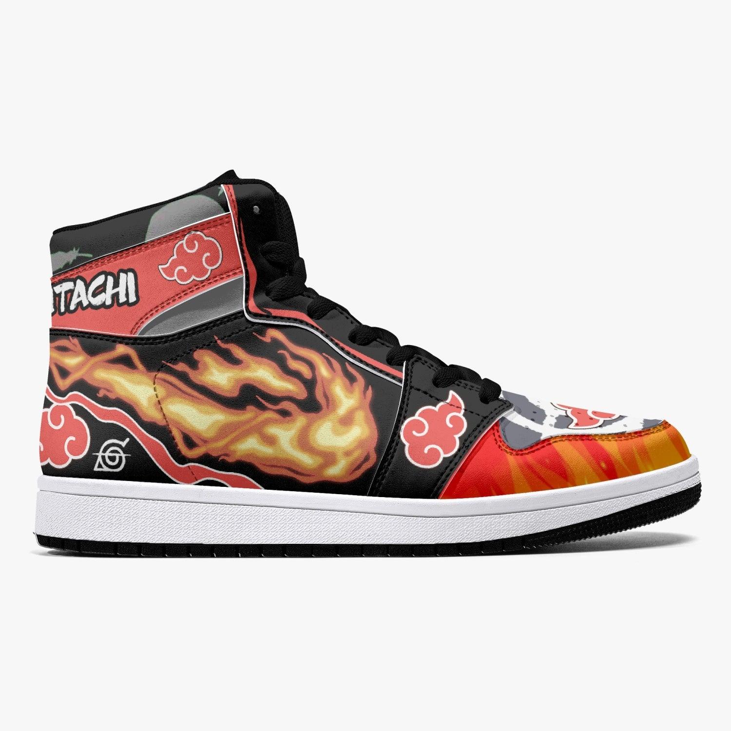 Uchiha Itachi Akatsuki Naruto Shippuden Mid 1 Basketball Shoes