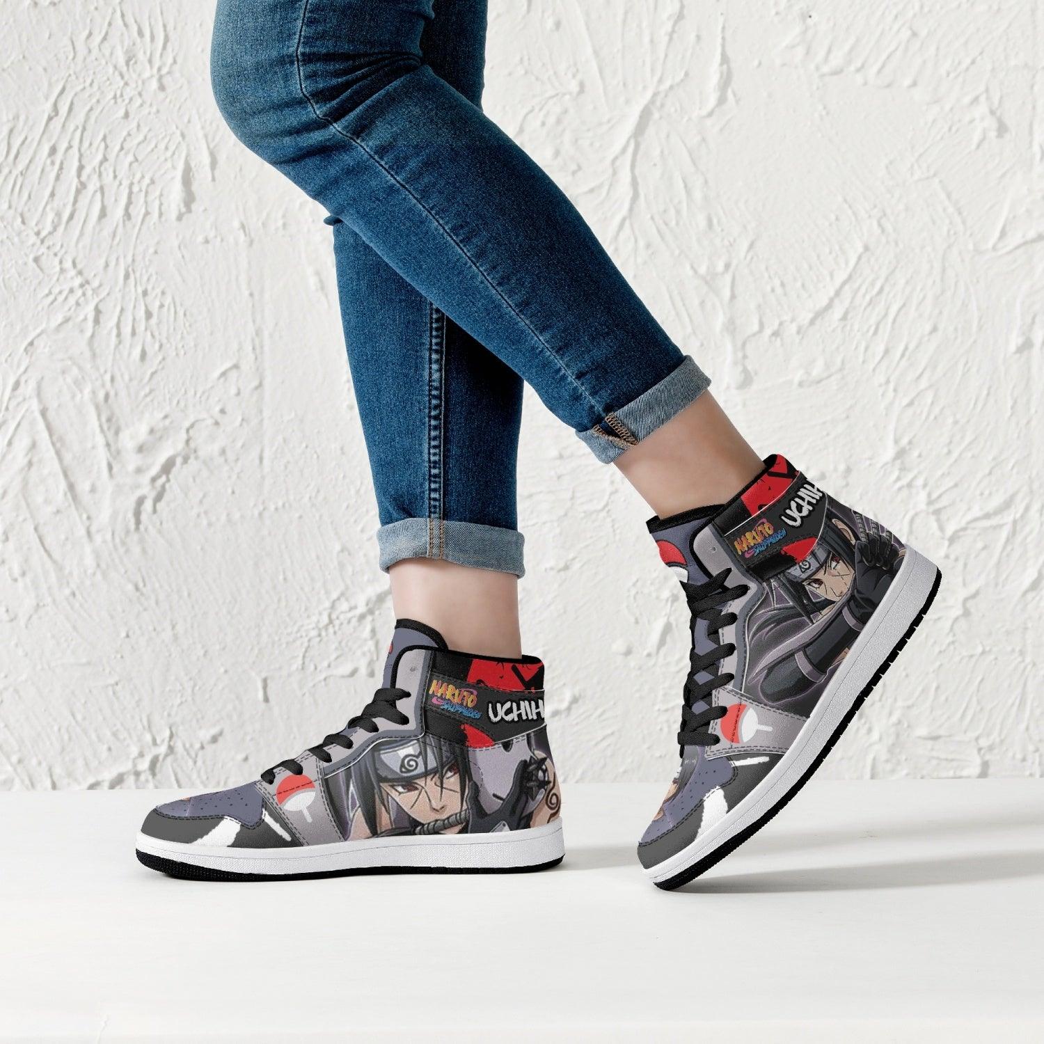 Uchiha Itachi Anbu Naruto Shippuden Mid 1 Basketball Shoes