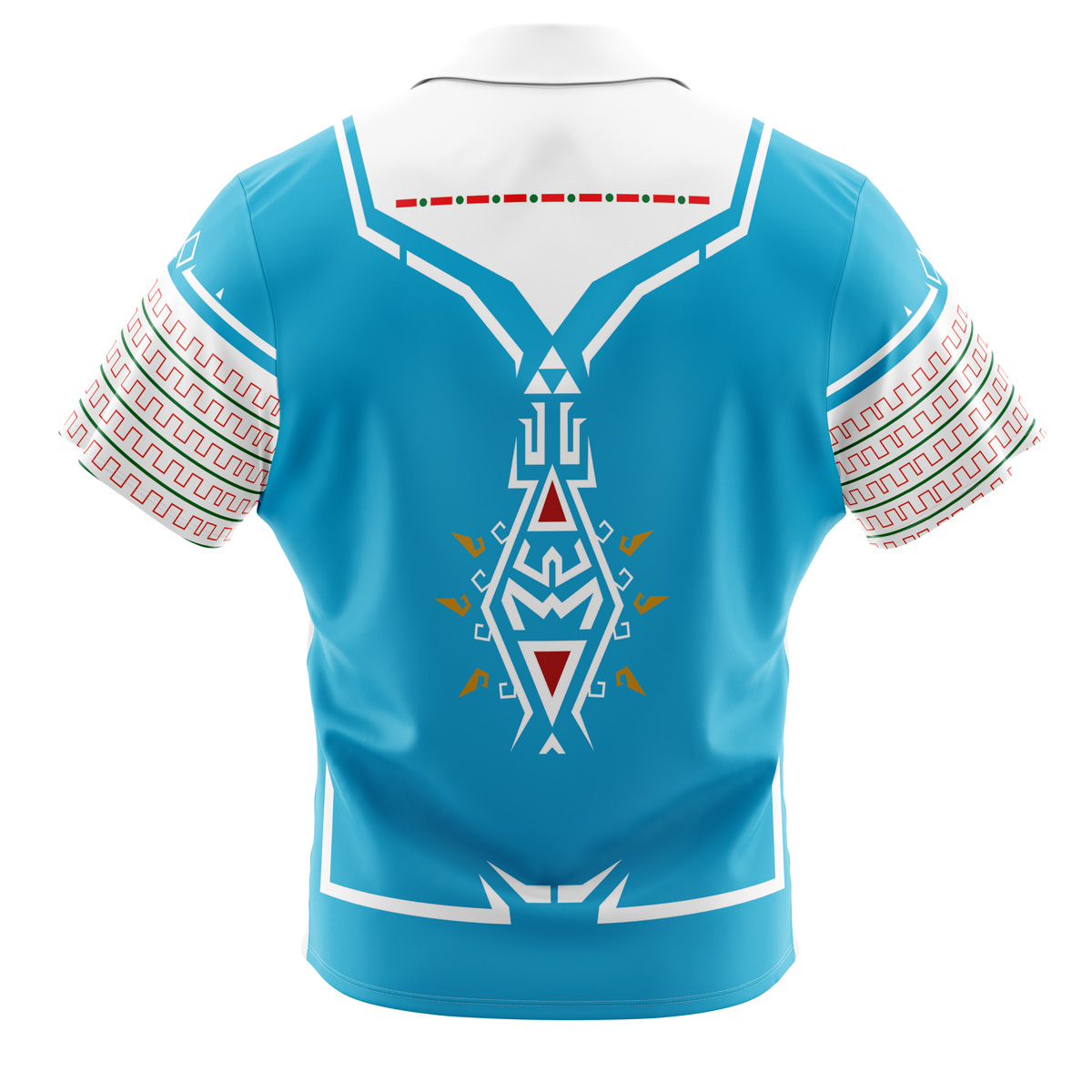 Breath of the Wild Style Zelda Button Up Hawaiian Shirt