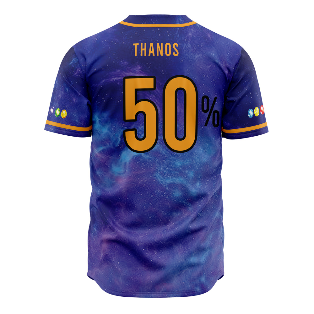 Cosmic Infinity Stones Marvel Baseball Jersey