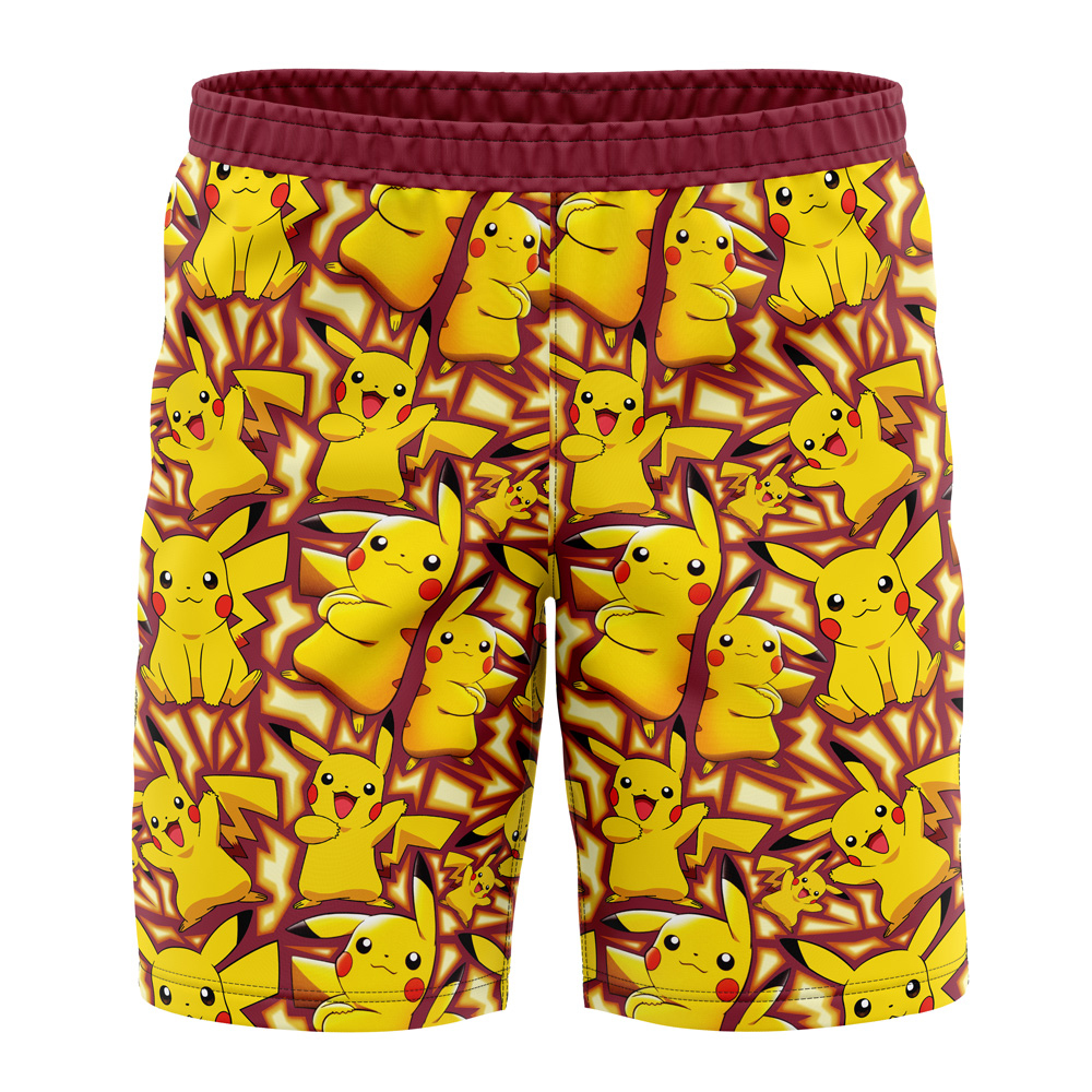 Pikachu Pokemon Board Shorts Swim Trunks