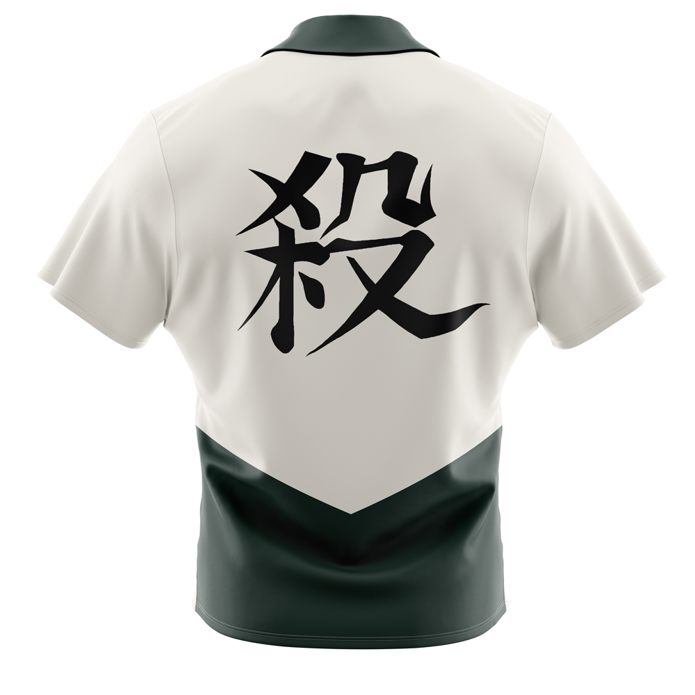 Sanemi Shinazugawa Demon Slayer Button Up Hawaiian Shirt