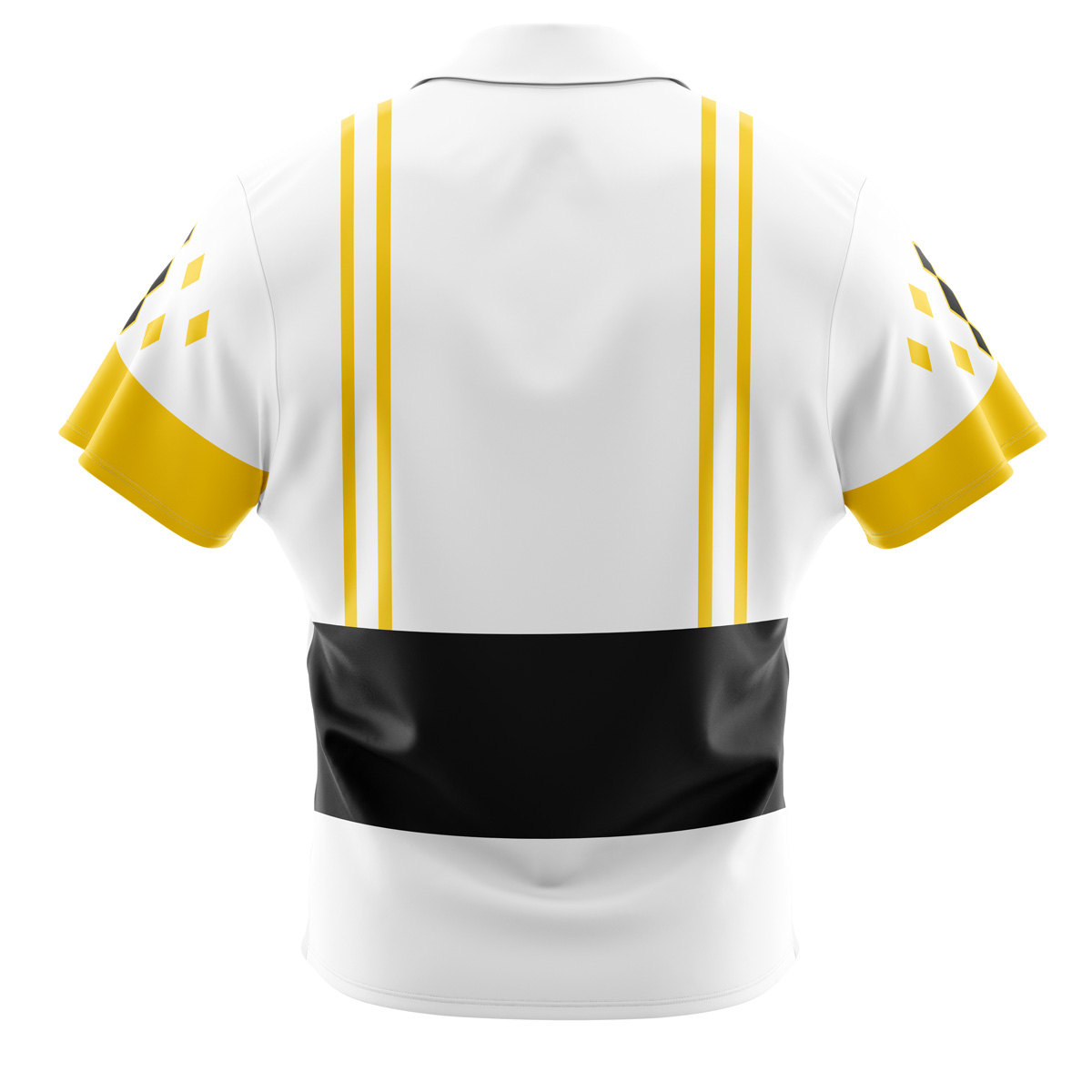 White Ranger Ranger Ninjetti Mighty Morphin Power Rangers Button Up Hawaiian Shirt